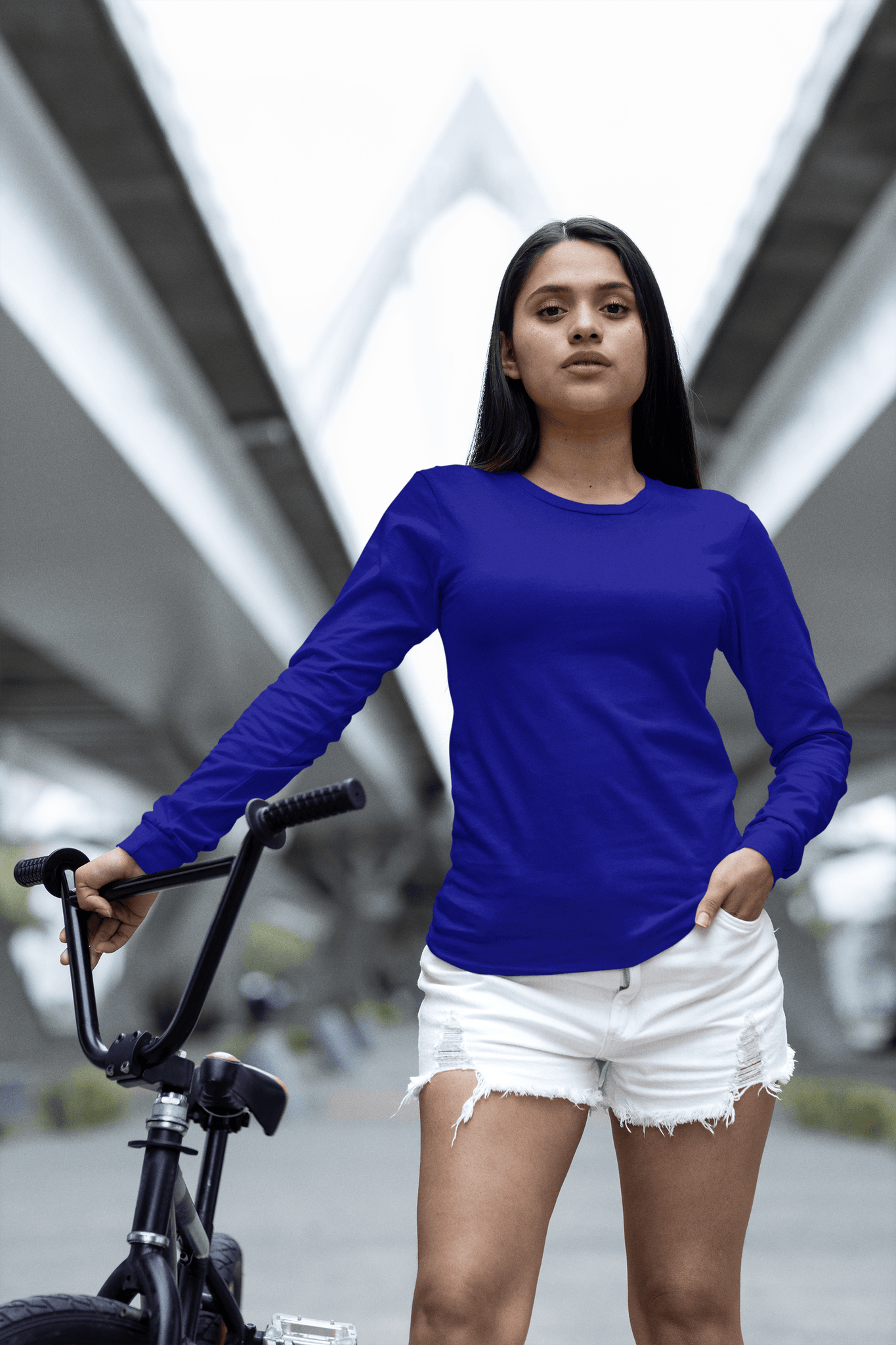 Women's Classic Artless Full Sleeve T-Shirt - Lyssian
