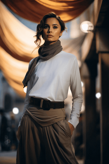 Women's Classic Artless Full Sleeve T-Shirt - Lyssian