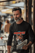 David Meowie Men's Round Neck Full Sleeve T-shirt - Lyssian