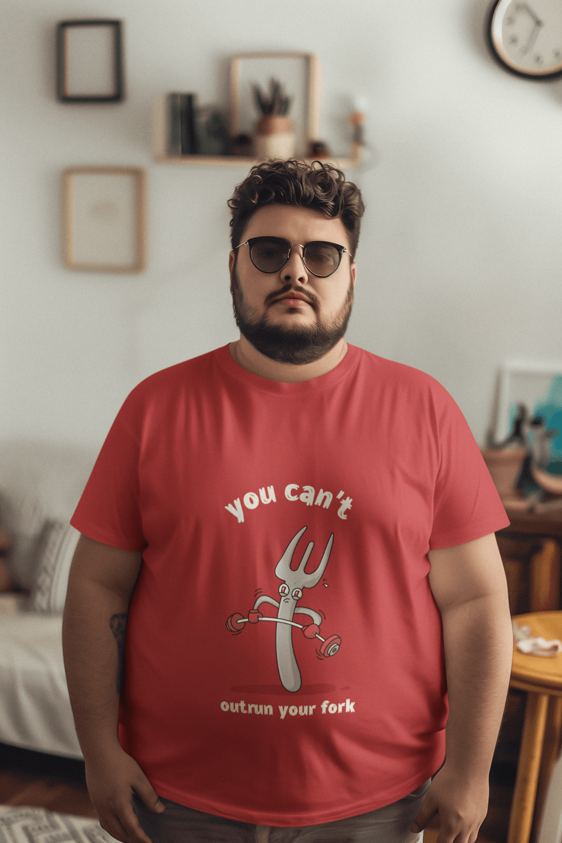 Can't Outrun Men's Plus Size T-shirt - Lyssian