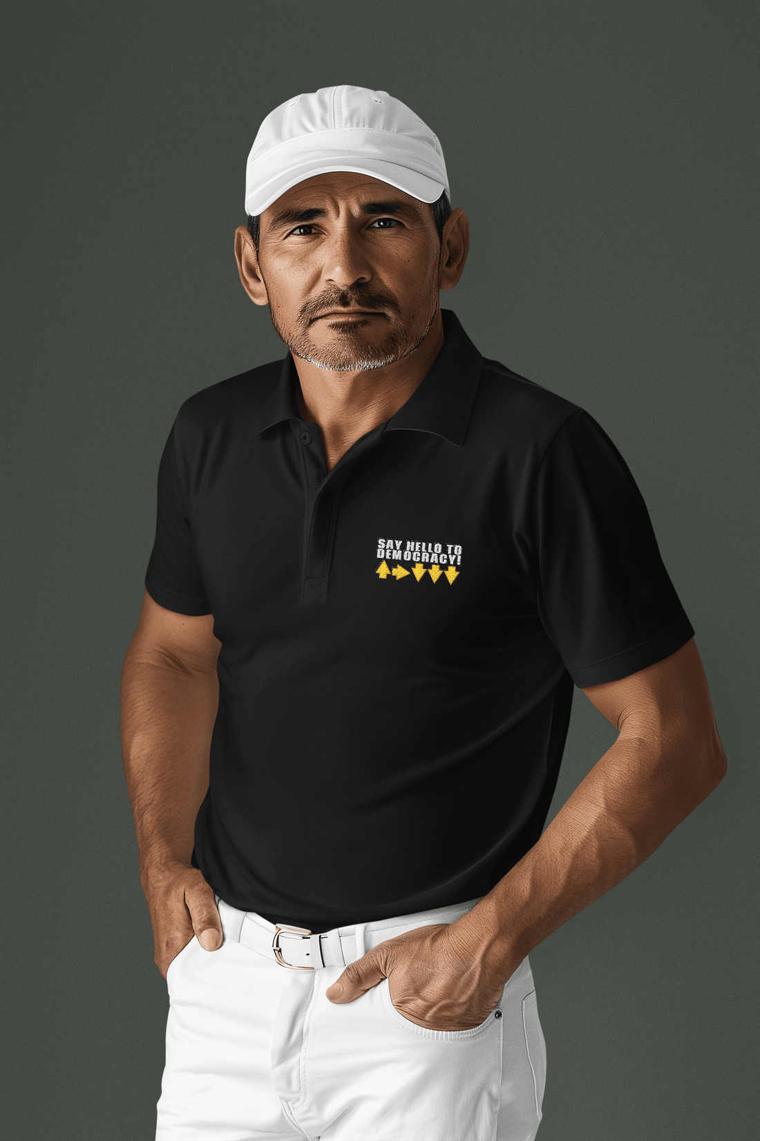 Democracy Men's Polo T-shirt - Lyssian