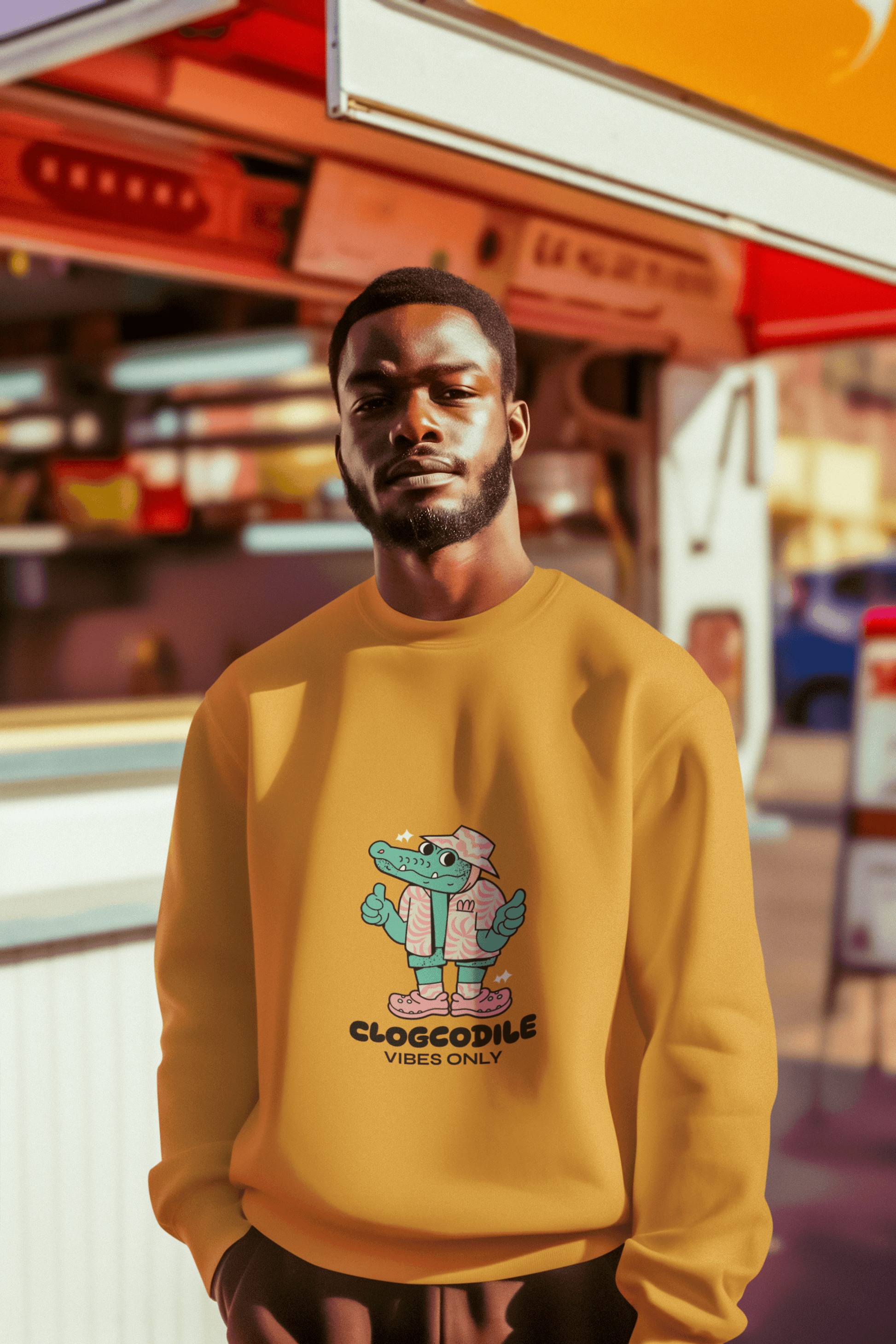 Clogcodile Men's Sweatshirt - Lyssian