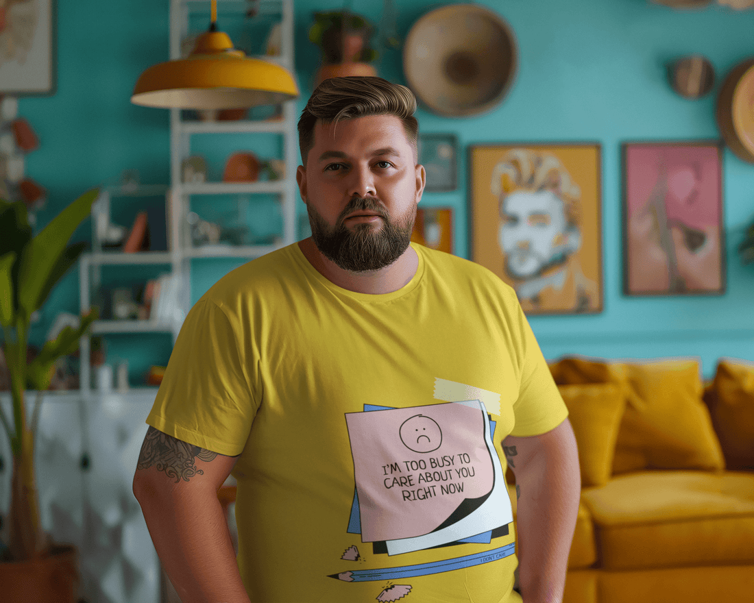 Busy Men's Plus Size T-shirt - Lyssian