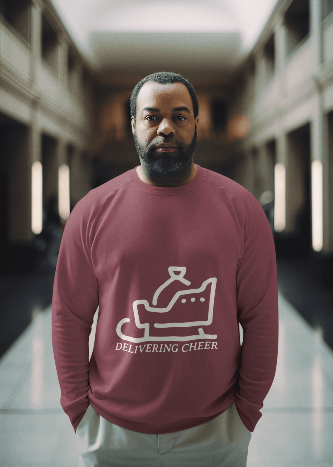 Delivering Cheer Men's Sweatshirt - Lyssian