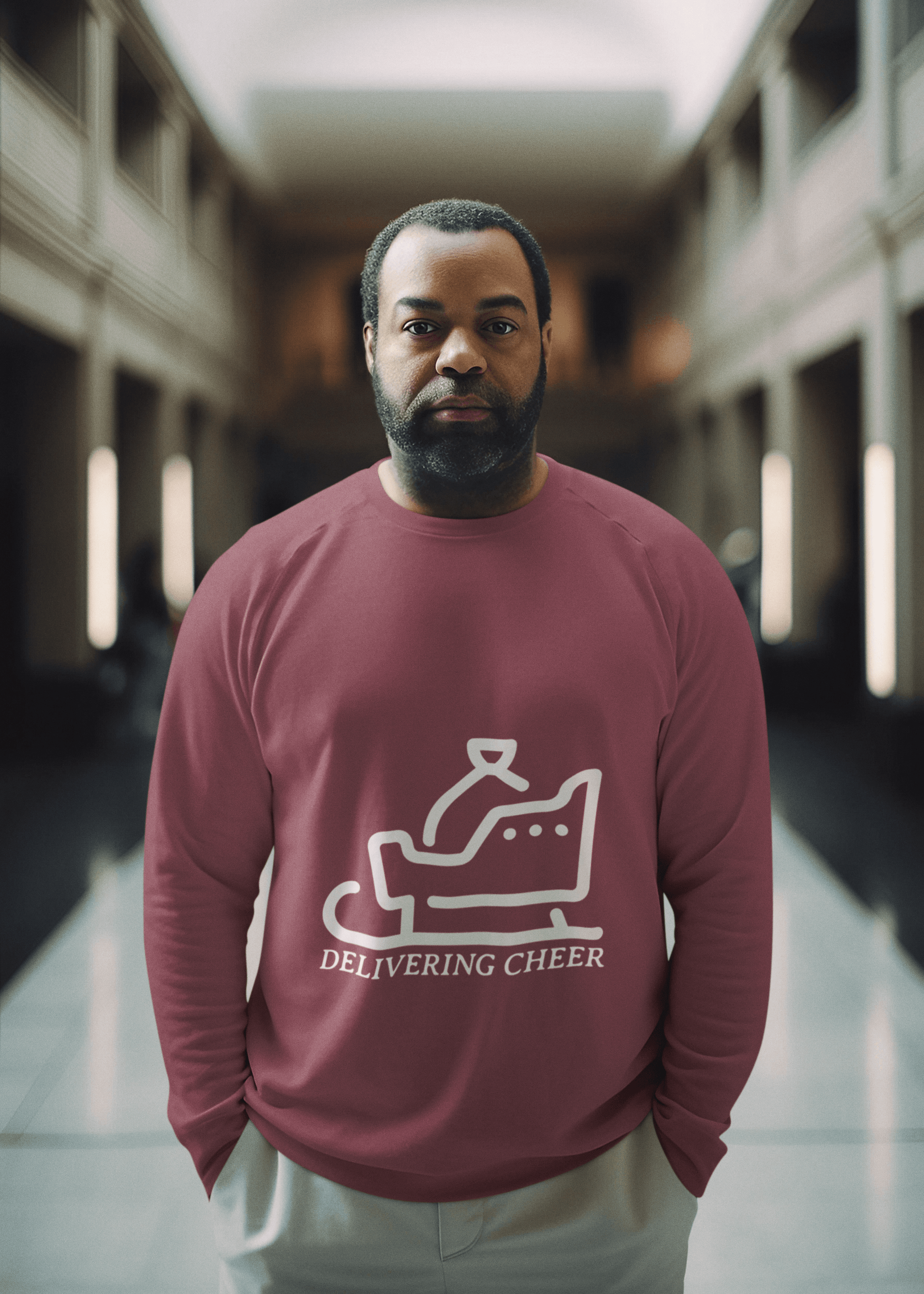 Delivering Cheer Men's Sweatshirt - Lyssian