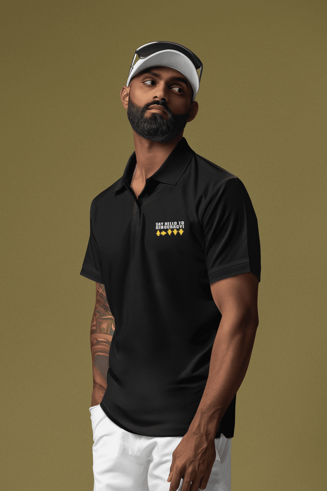 Democracy Men's Polo T-shirt - Lyssian