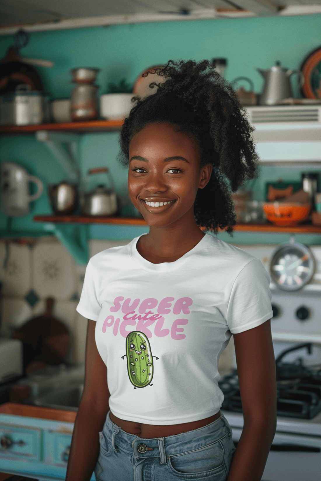 Cute Pickle Women's Crop Top - Lyssian