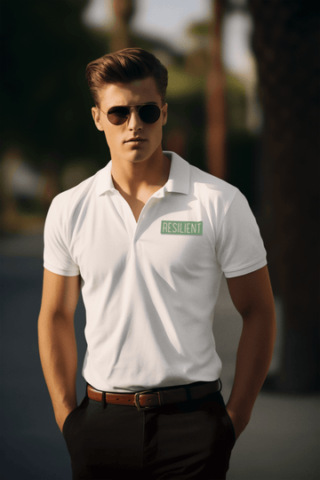 Resilient Men's Polo T-shirt - Lyssian