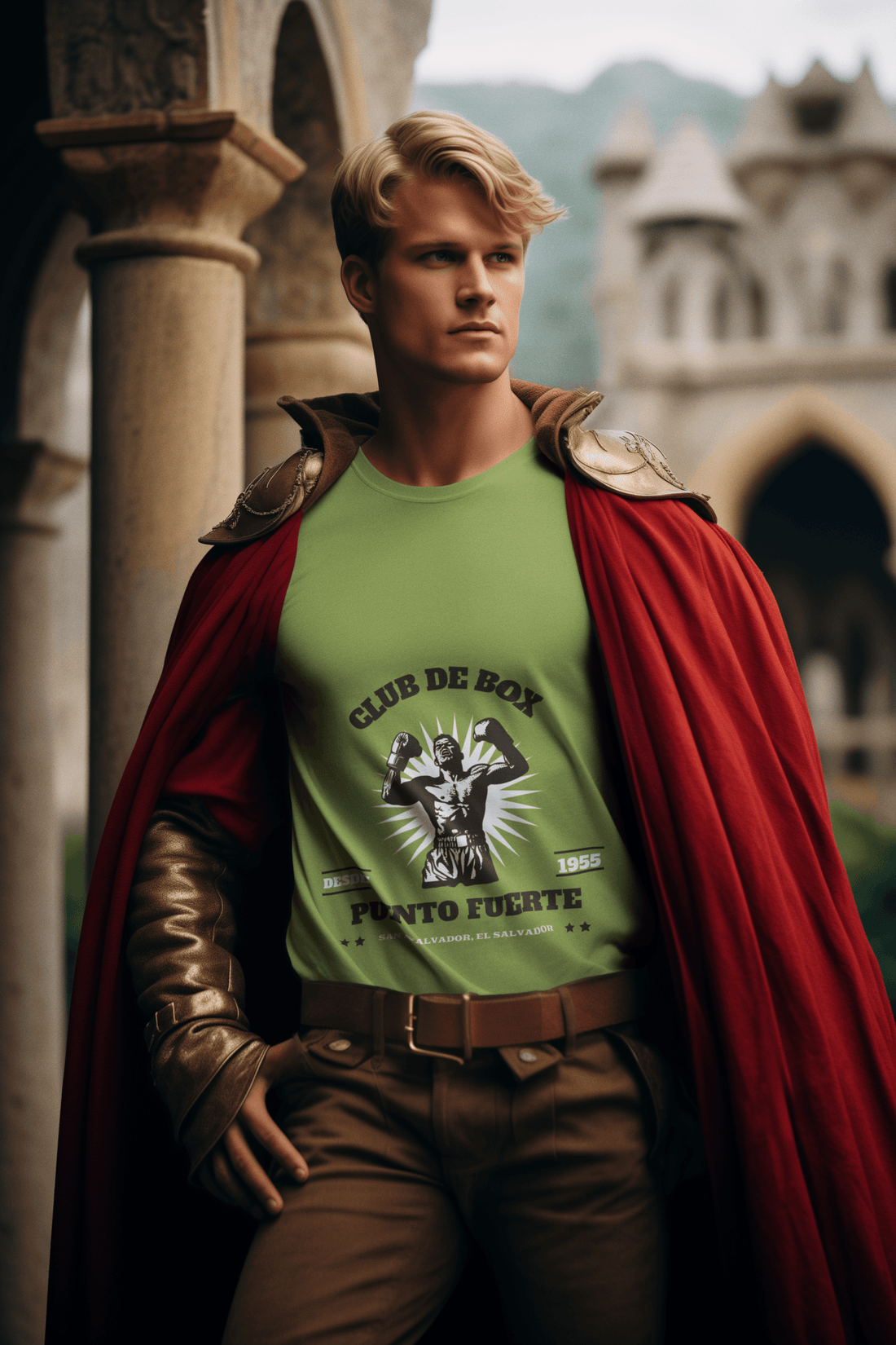 Club De Box Male Round Neck Half Sleeve T-shirt - Lyssian