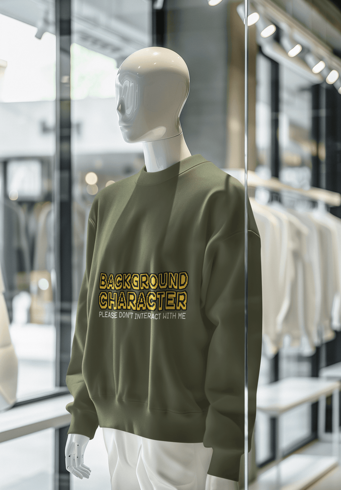Background Character Men's Sweatshirt - Lyssian