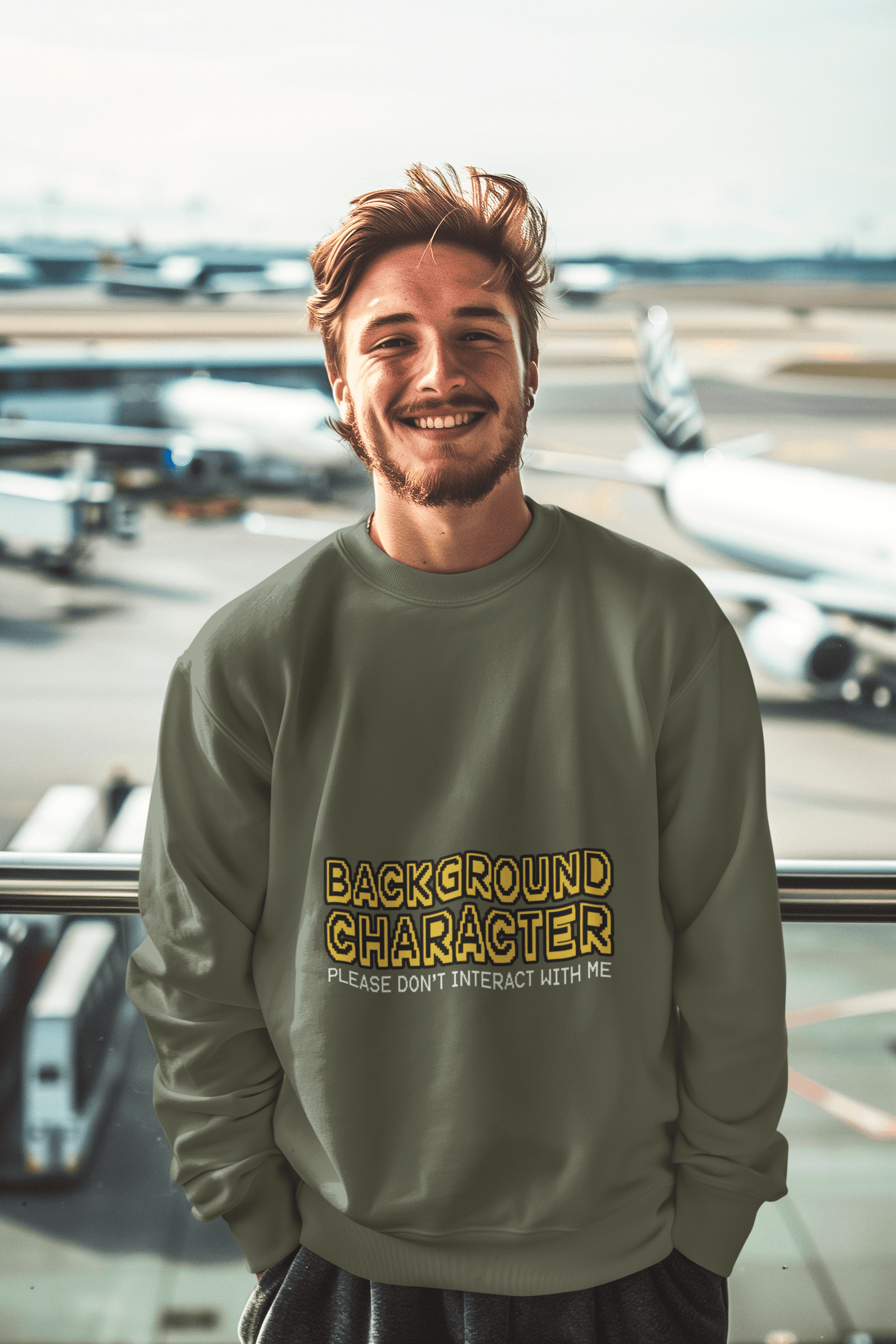 Background Character Men's Sweatshirt - Lyssian