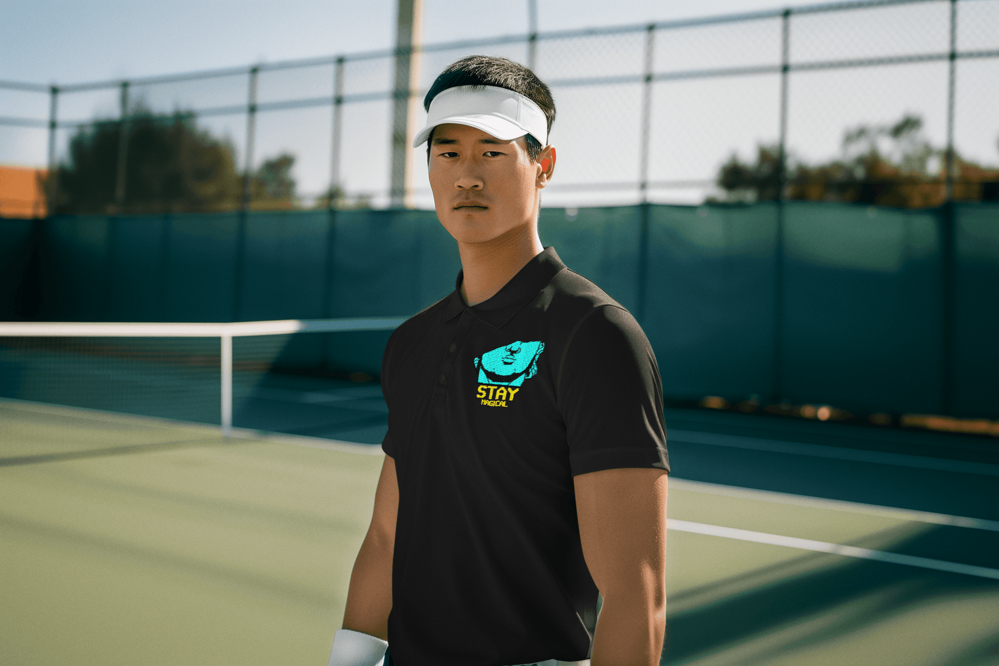 Cool Men's Polo T-shirt - Lyssian