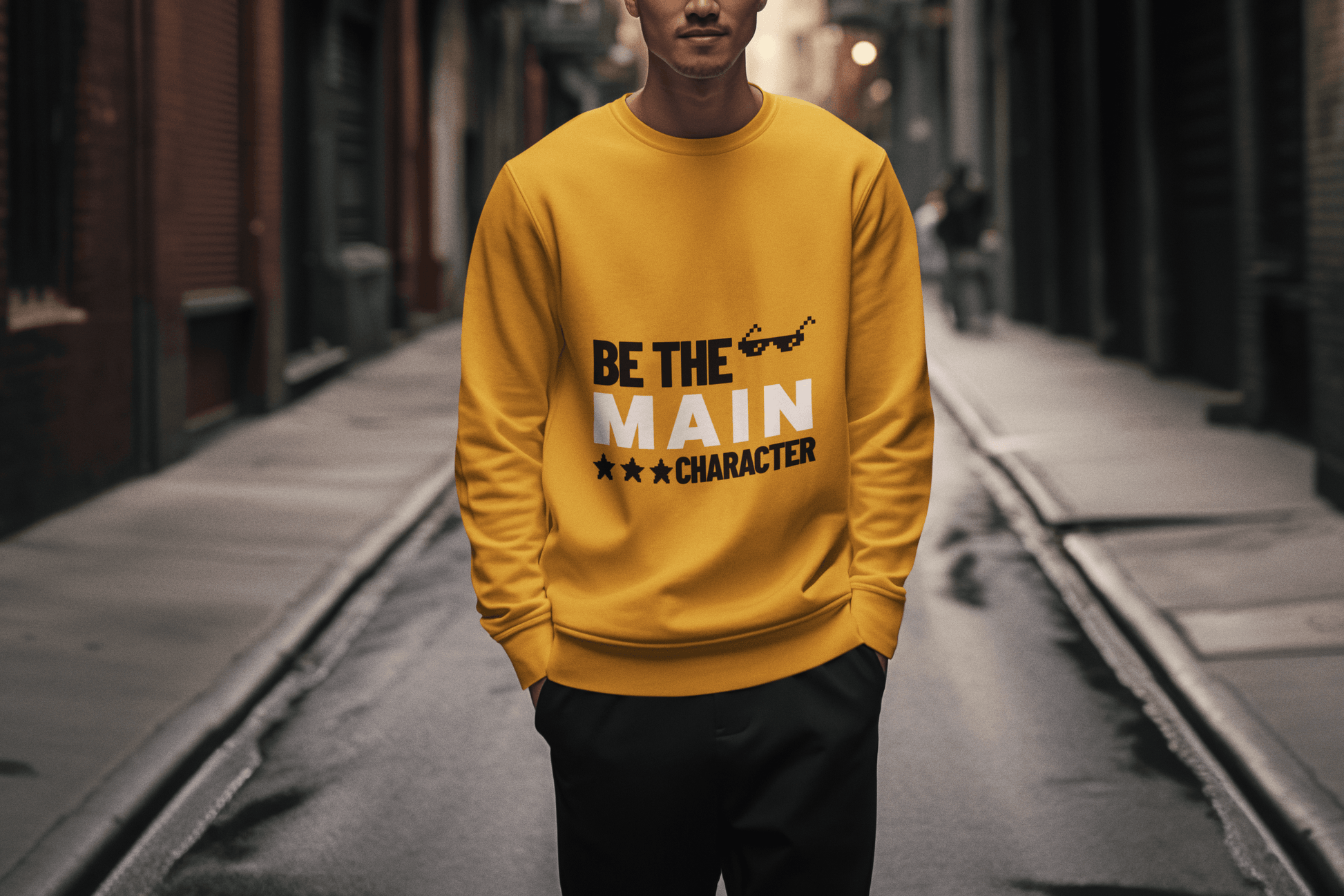 Be Main Character Men's Sweatshirt - Lyssian