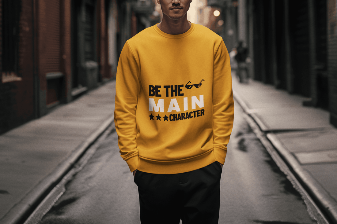 Be Main Character Men's Sweatshirt - Lyssian
