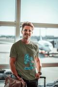Catch Me Male Round Neck Half Sleeve T-shirt - Lyssian