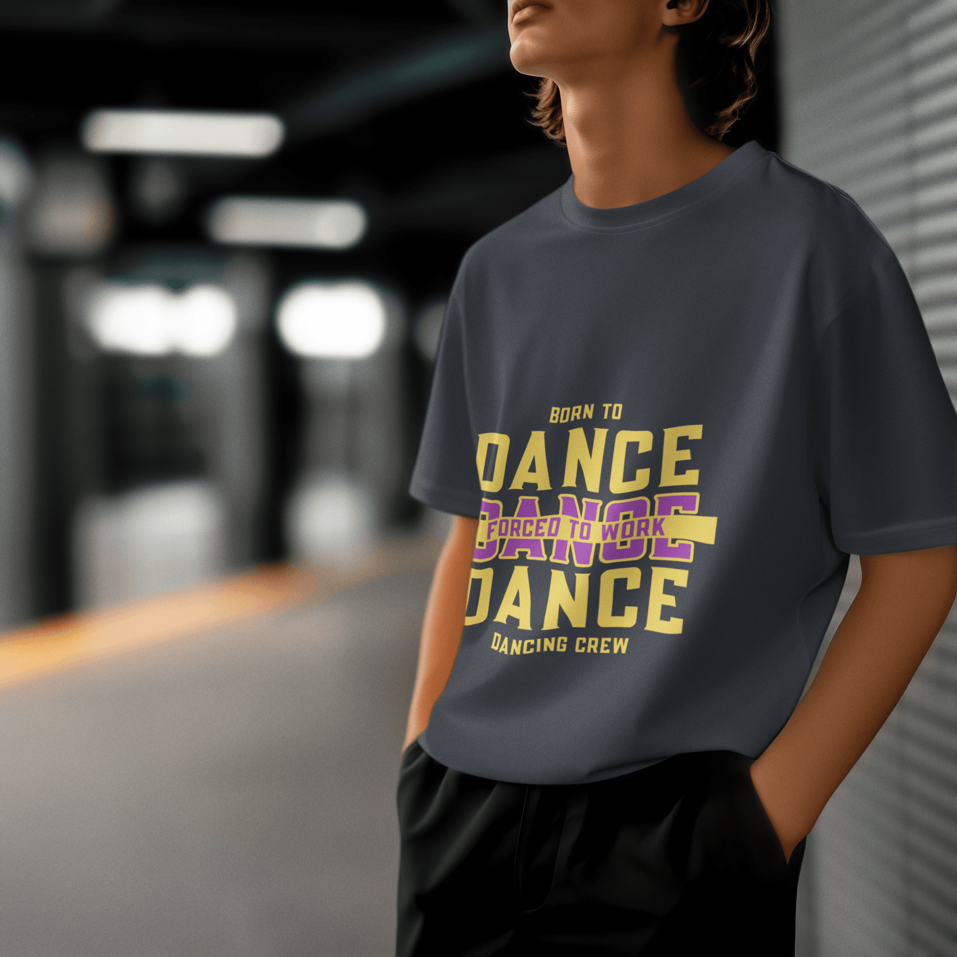 Dance Crew Men's Oversized T-shirt - Lyssian