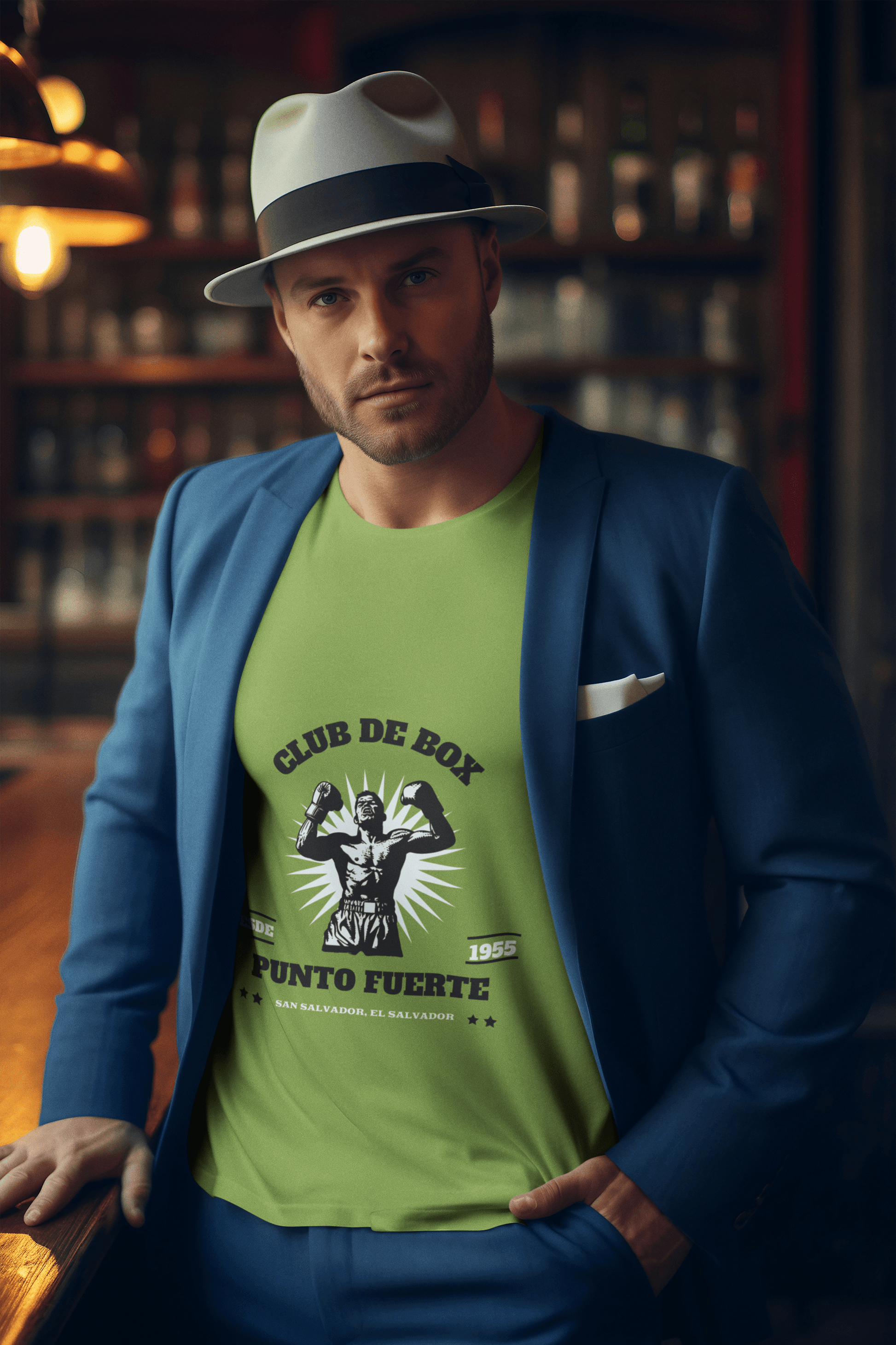 Club De Box Male Round Neck Half Sleeve T-shirt - Lyssian