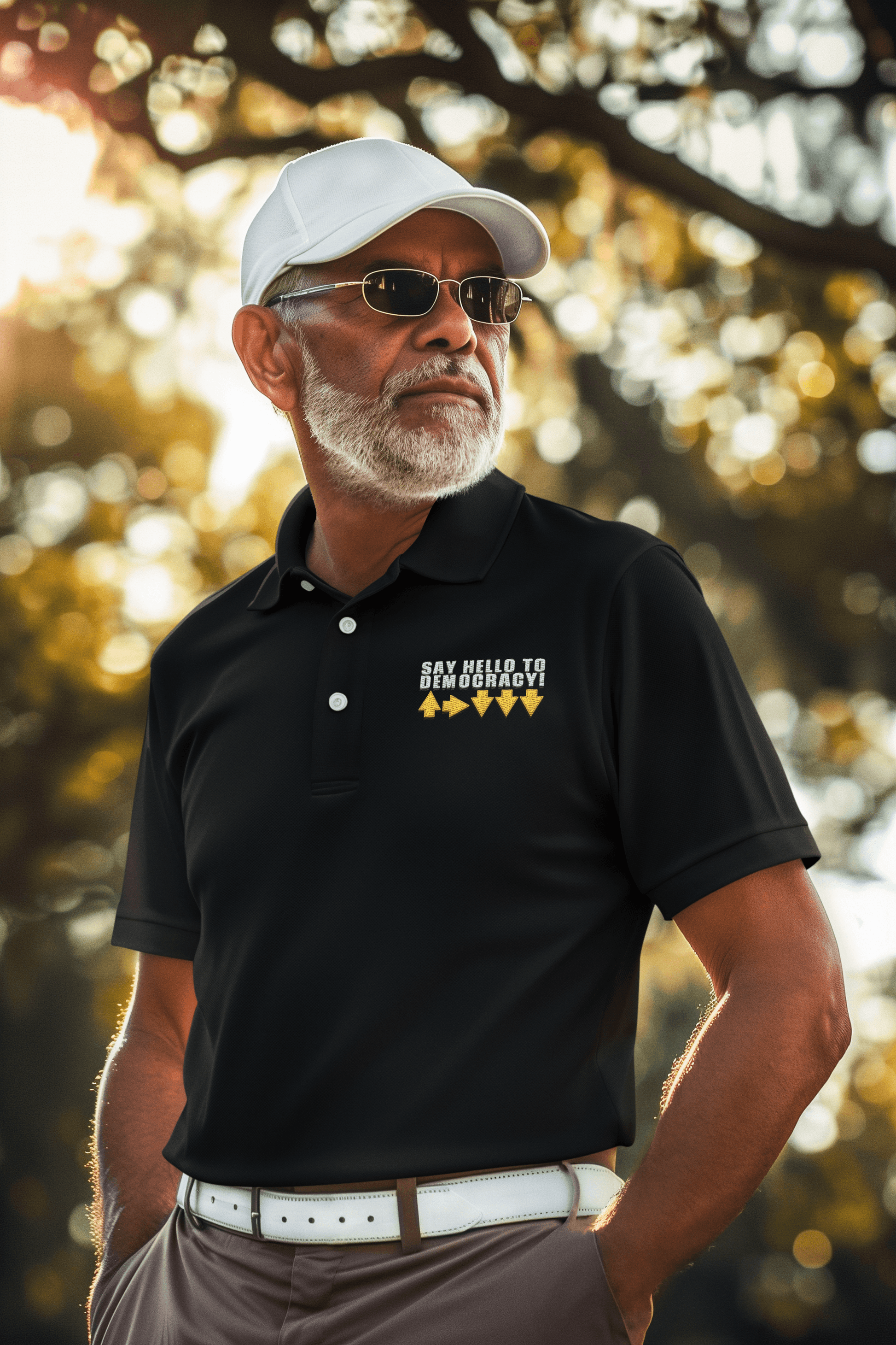 Democracy Men's Polo T-shirt - Lyssian