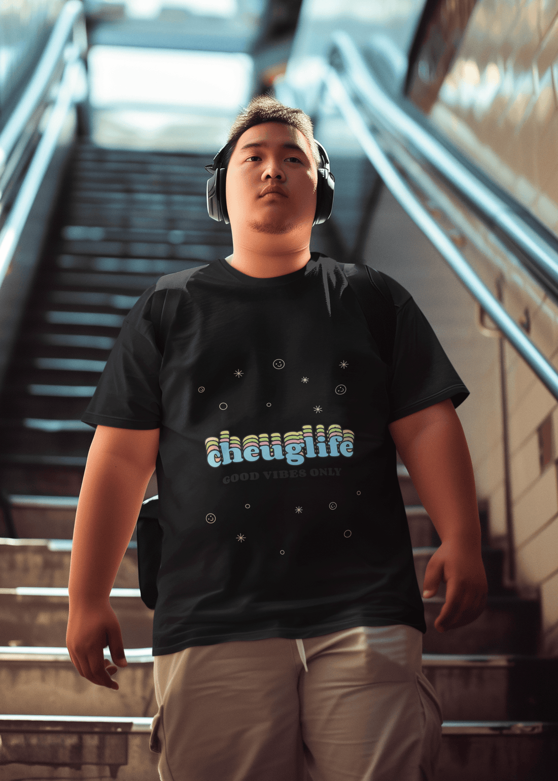 Cheug Men's Plus Size T-shirt - Lyssian