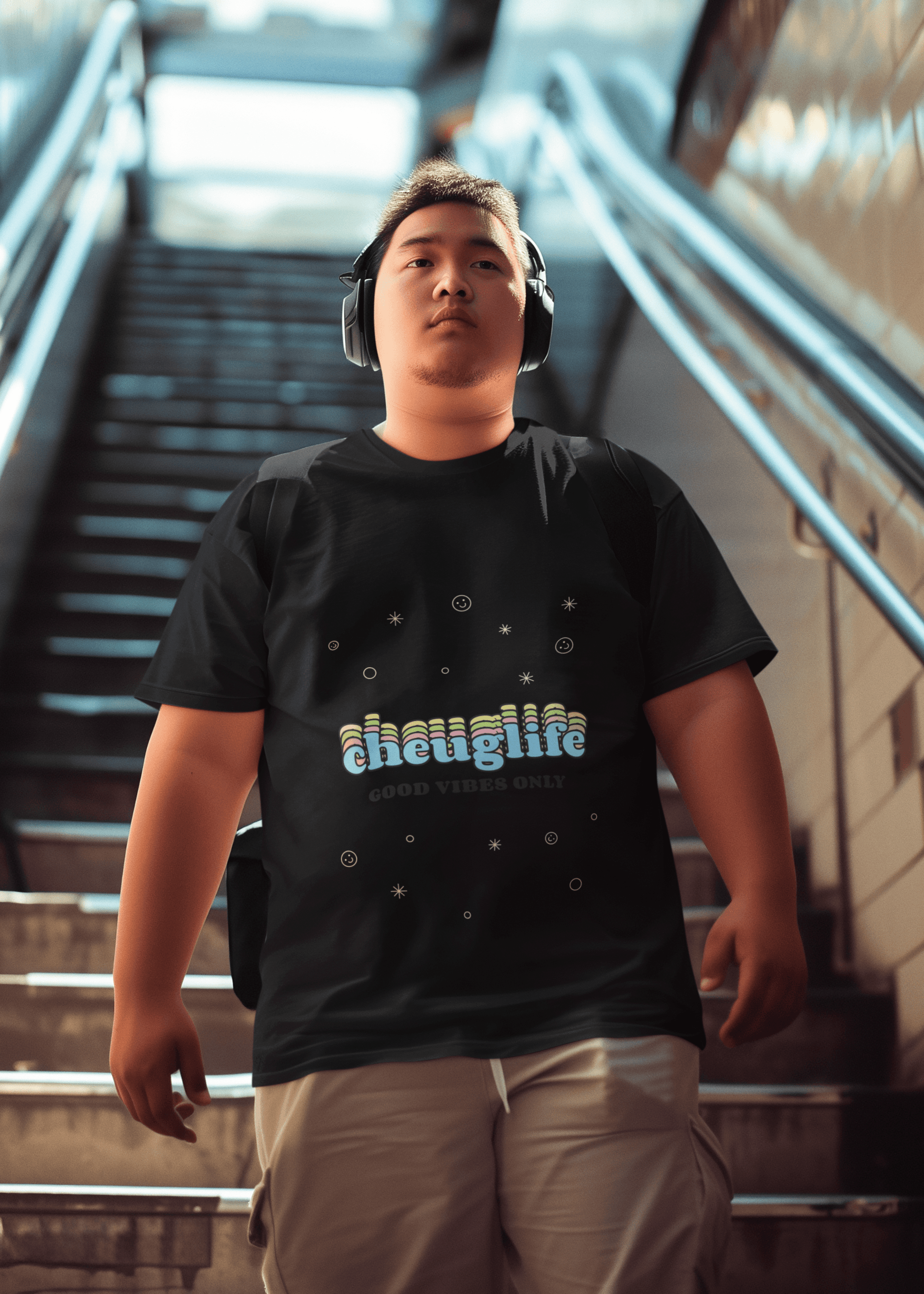 Cheug Men's Plus Size T-shirt - Lyssian