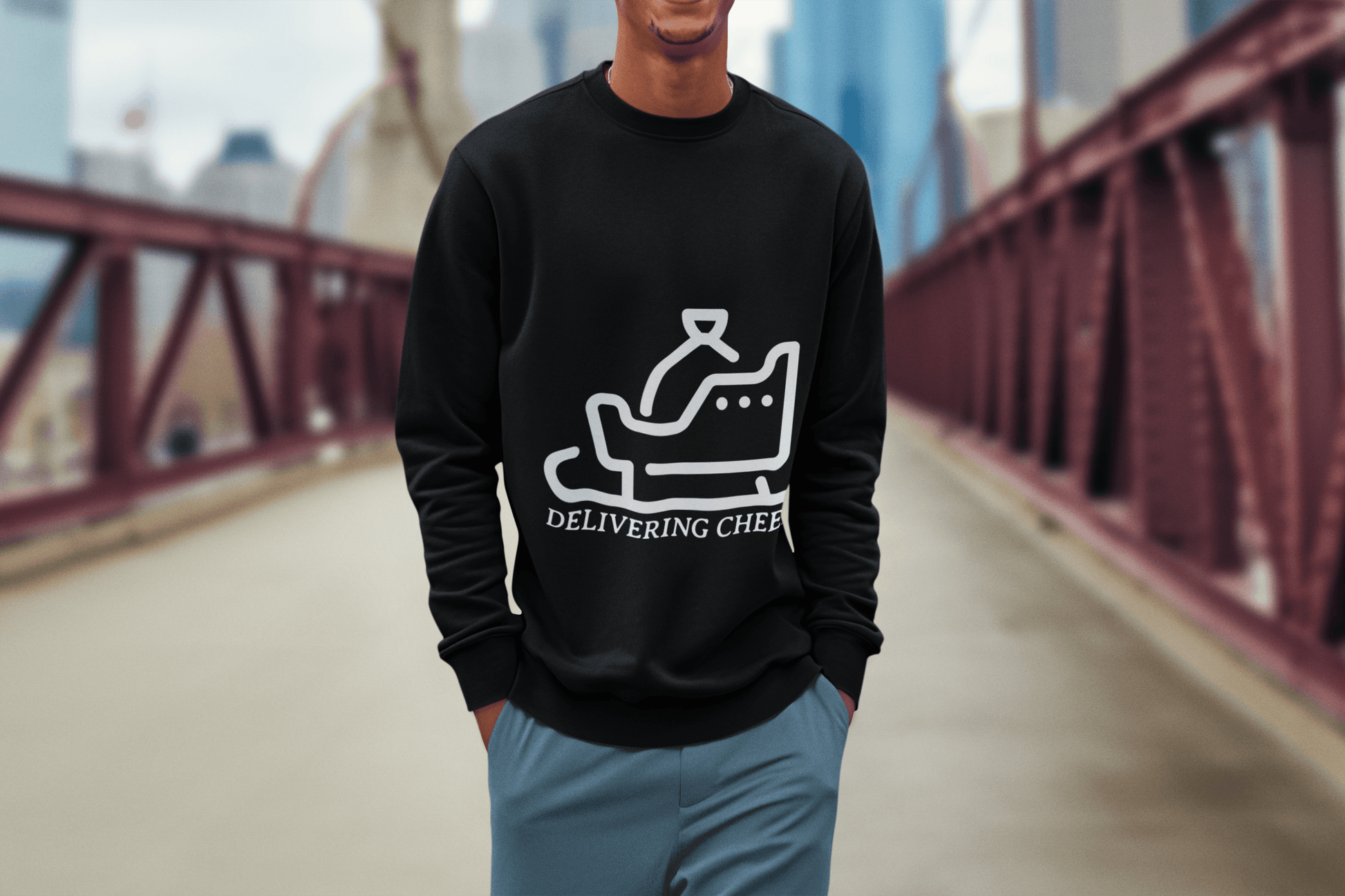 Delivering Cheer Men's Sweatshirt - Lyssian