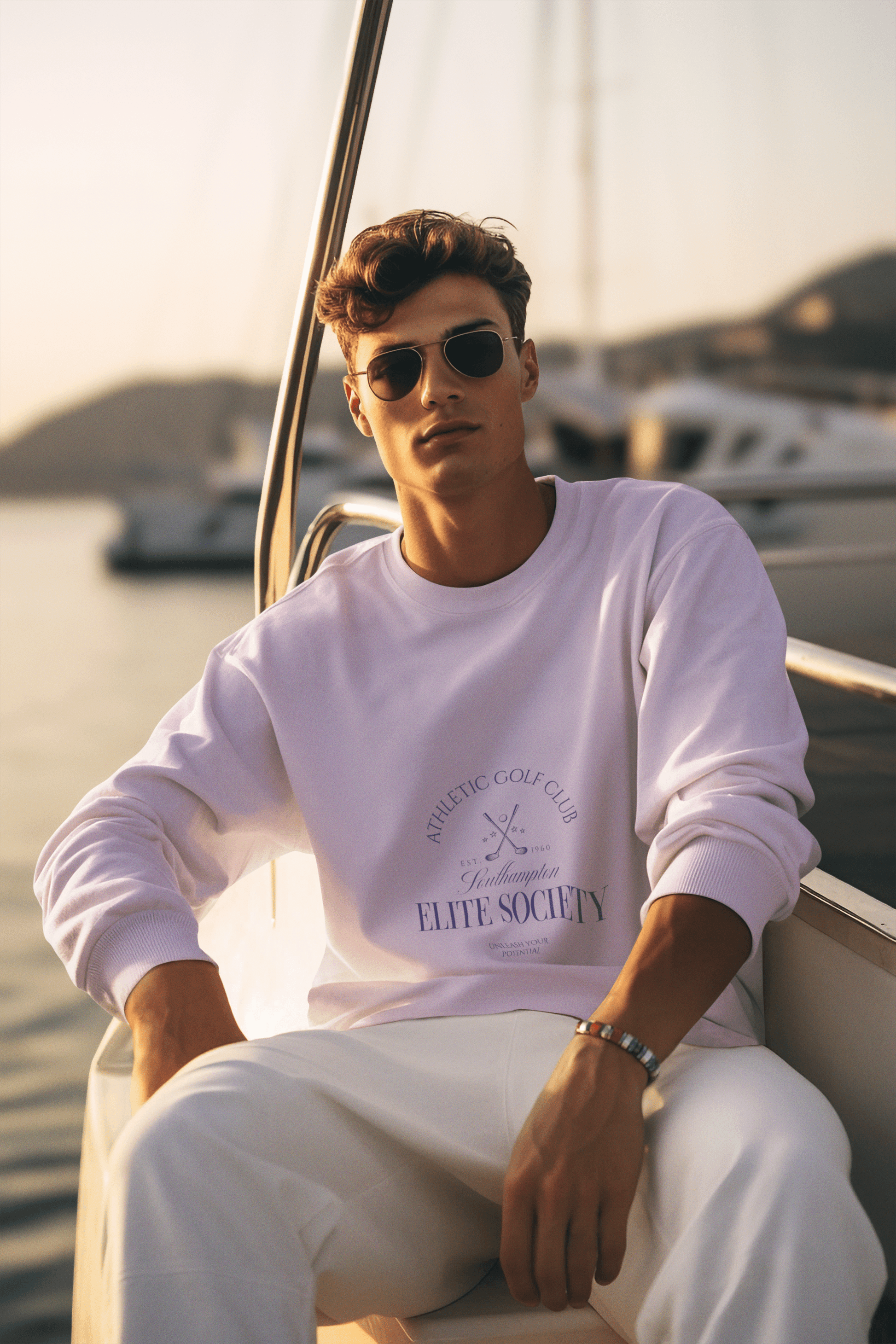 Elite Society Men's Sweatshirt - Lyssian