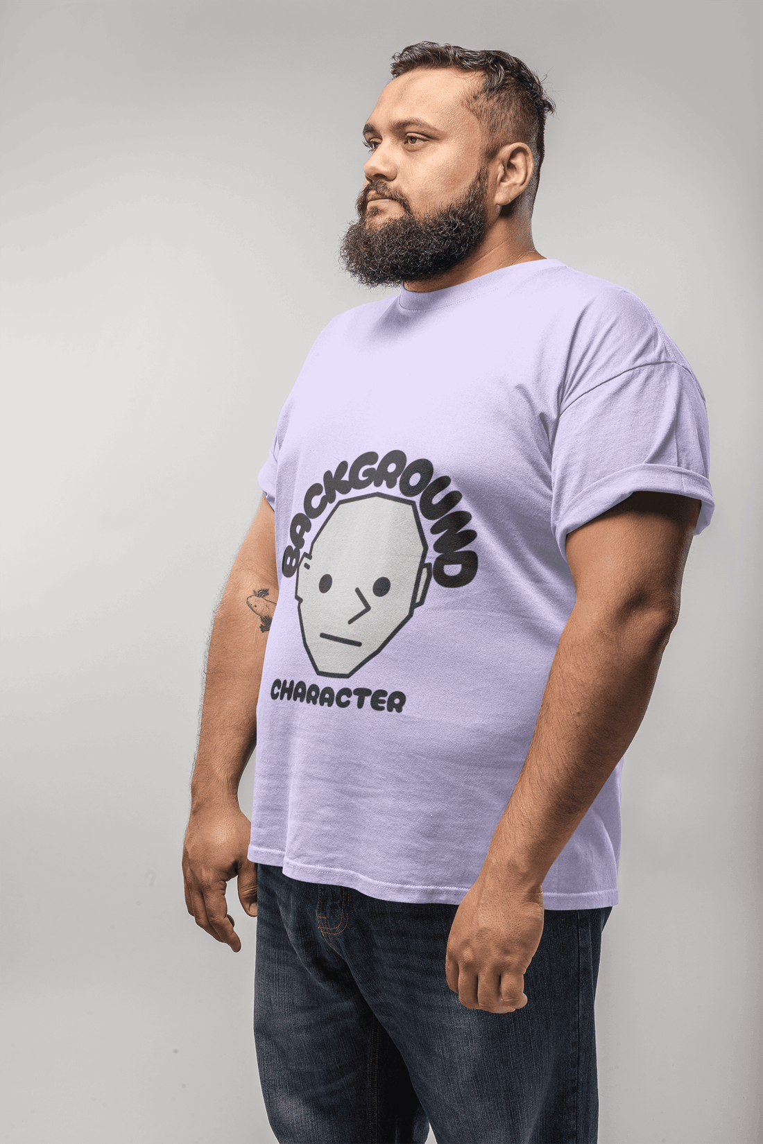 Background Men's Plus Size T-shirt - Lyssian