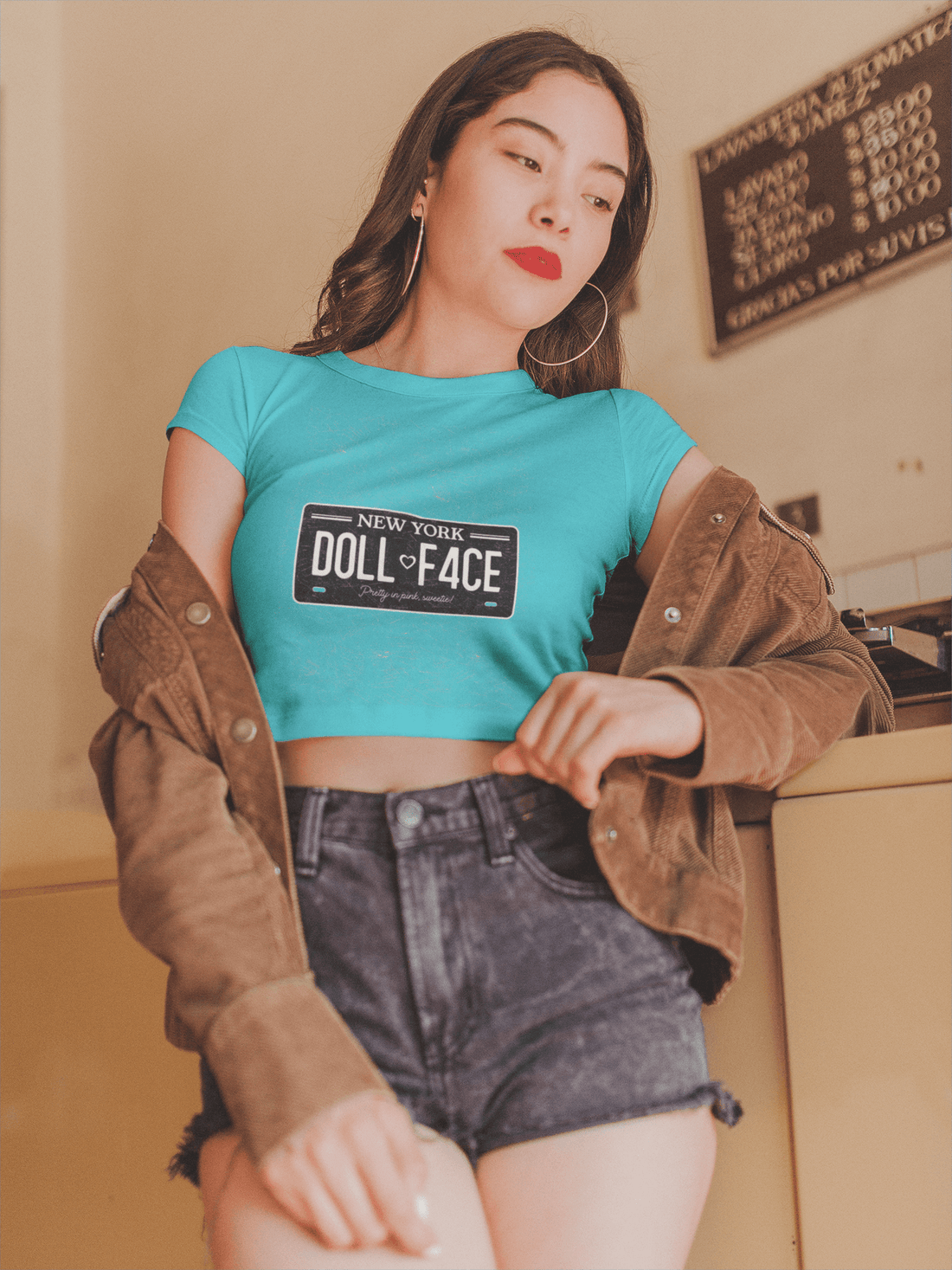 Doll Face Women's Crop Top - Lyssian