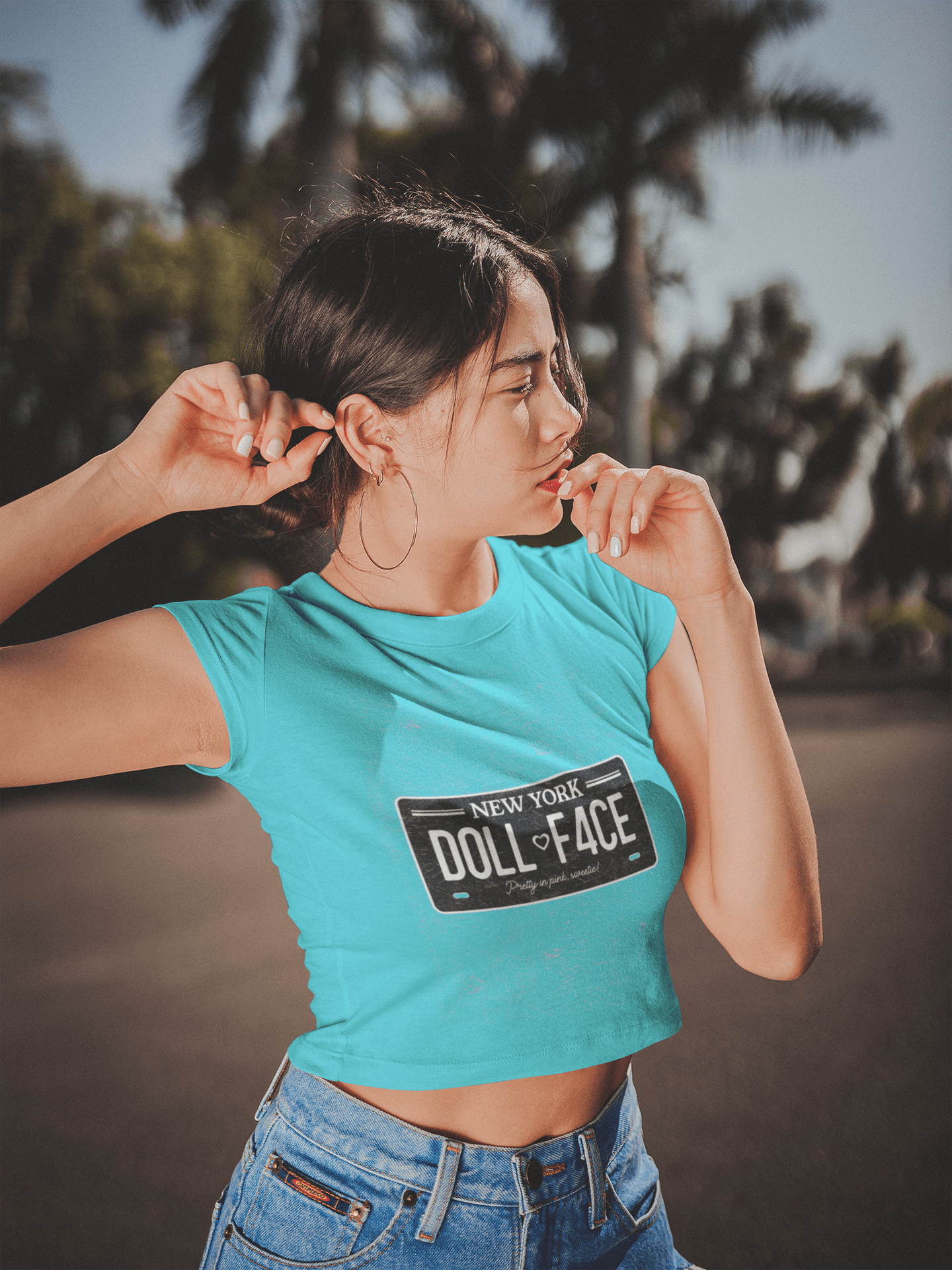 Doll Face Women's Crop Top - Lyssian