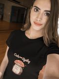 Cute and Spiky Women's Round Neck Half Sleeve T-shirt - Lyssian