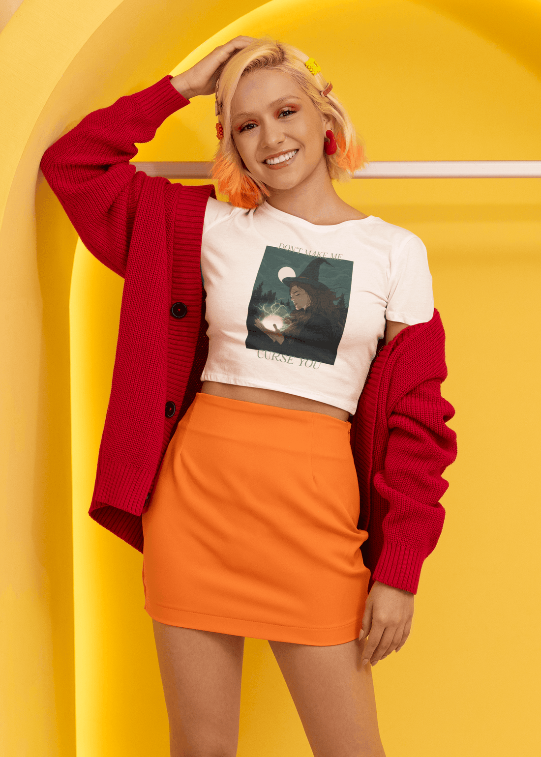 Curse You Women's Crop Top - Lyssian