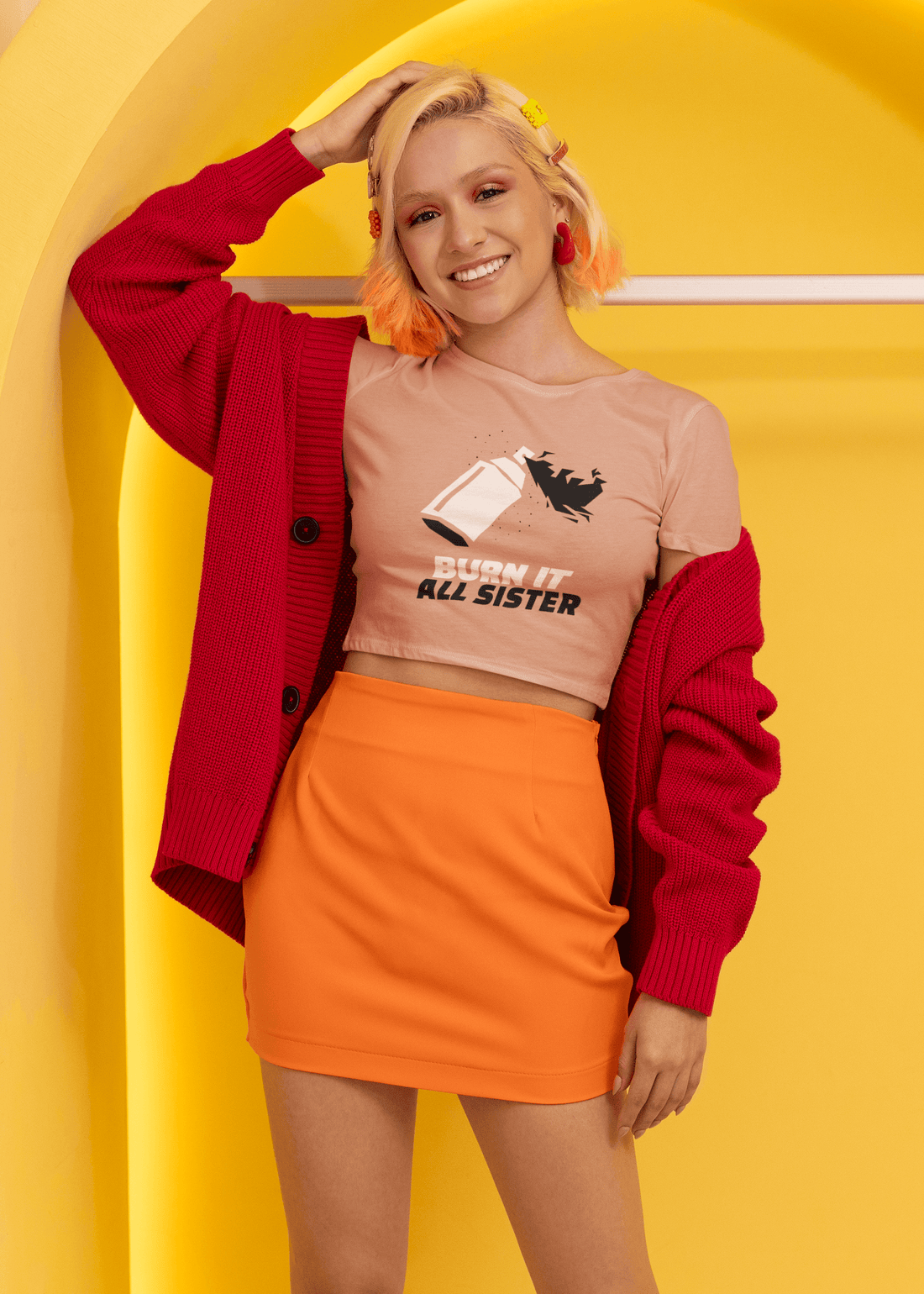 Burn it Sister Women's Crop Top - Lyssian