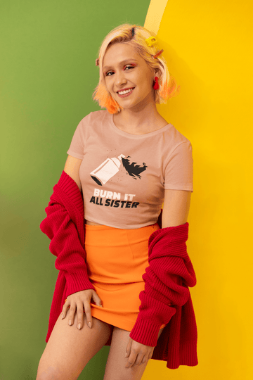 Burn it Sister Women's Crop Top - Lyssian