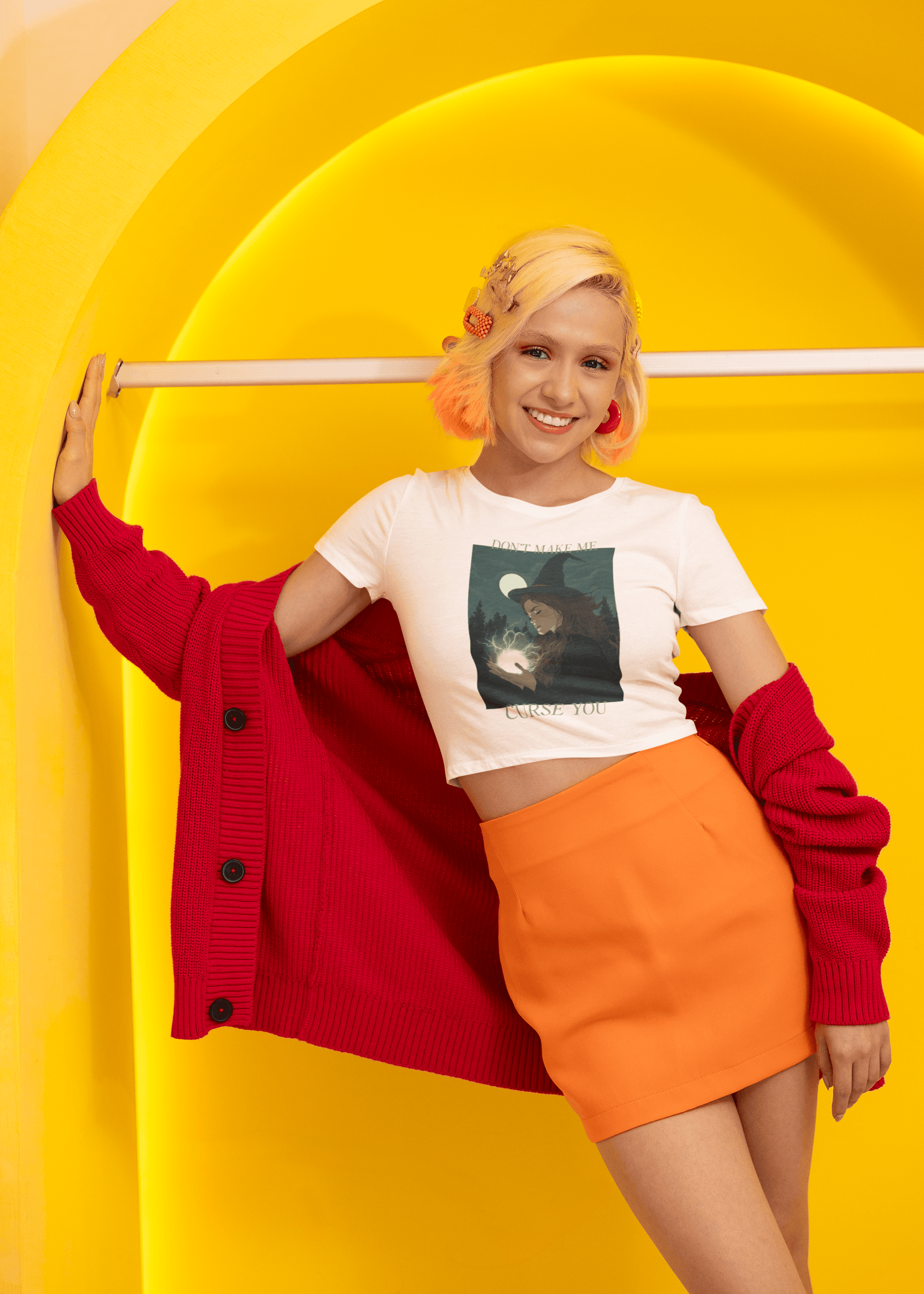 Curse You Women's Crop Top - Lyssian
