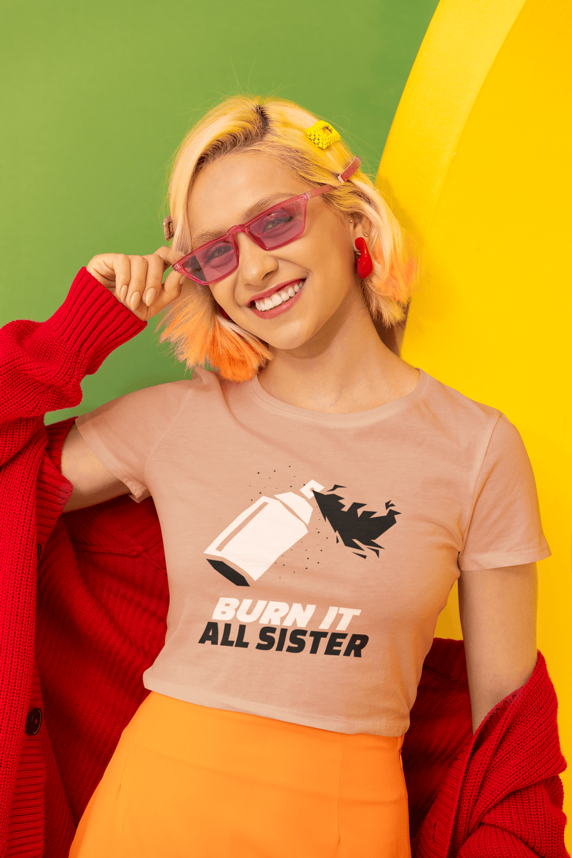 Burn it Sister Women's Crop Top - Lyssian