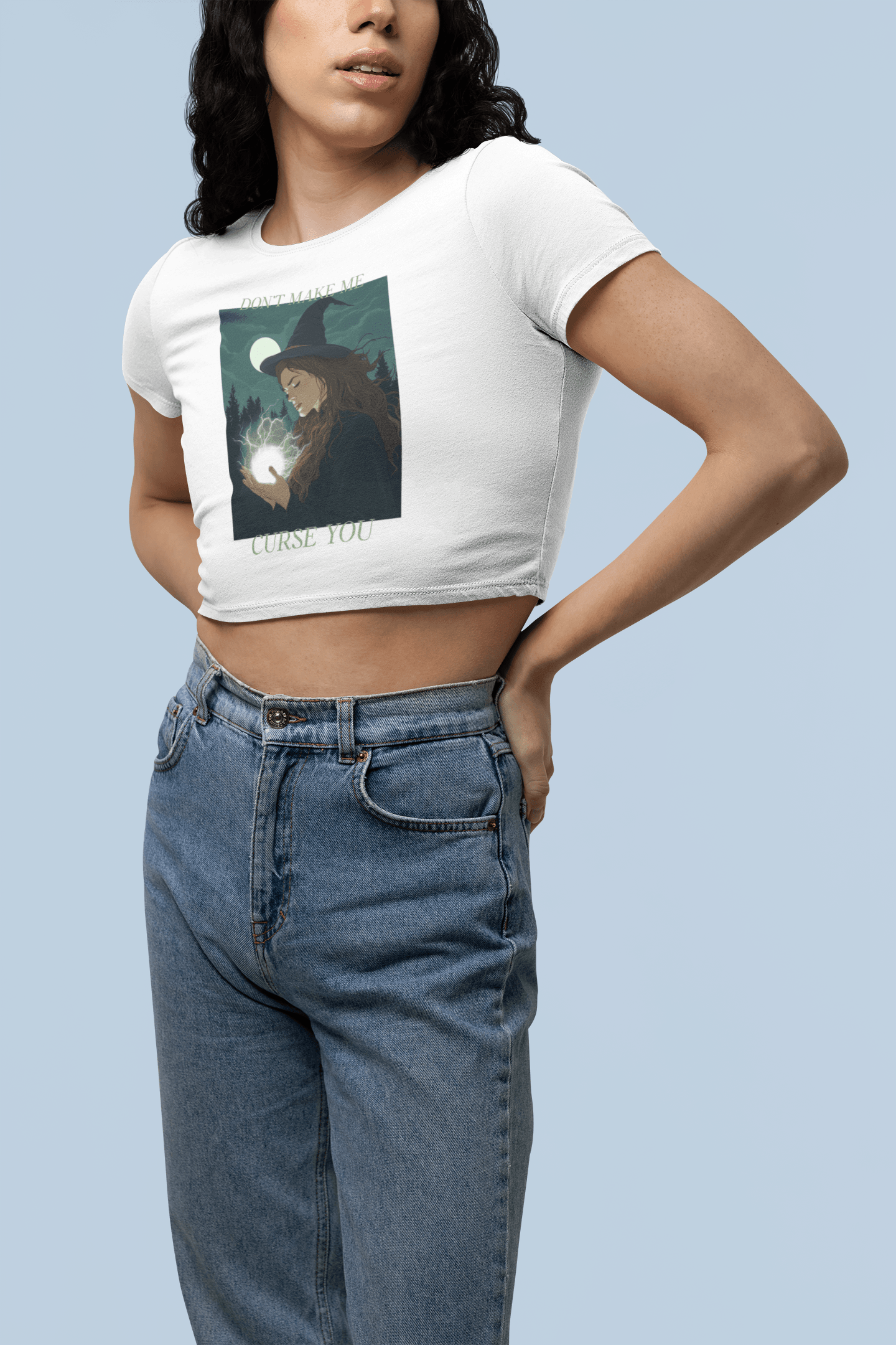 Curse You Women's Crop Top - Lyssian