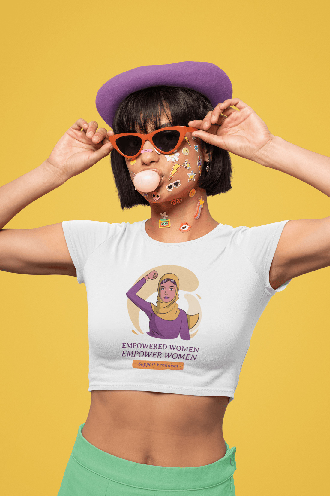 Empowered Women Women's Crop Top - Lyssian