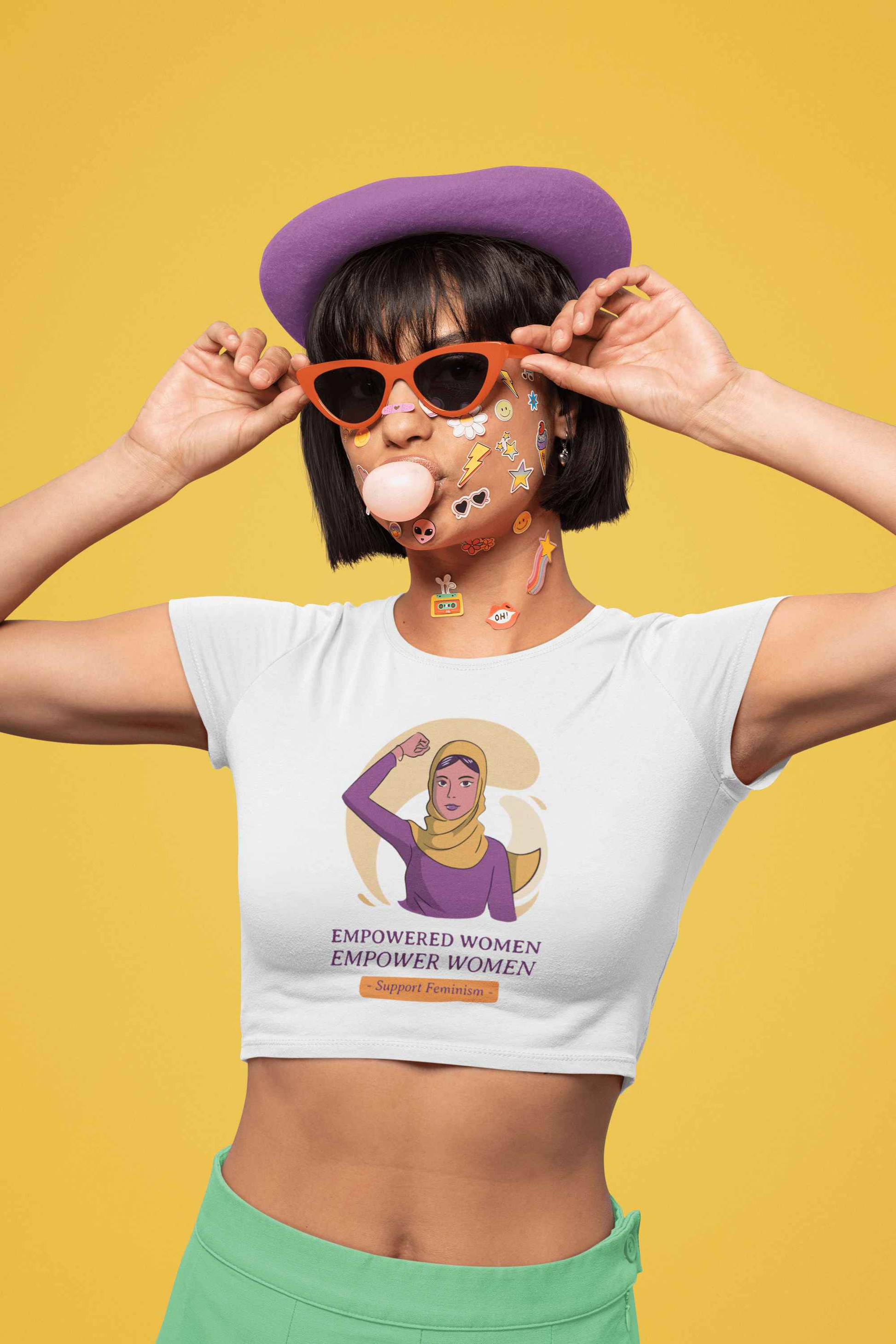 Empowered Women Women's Crop Top
