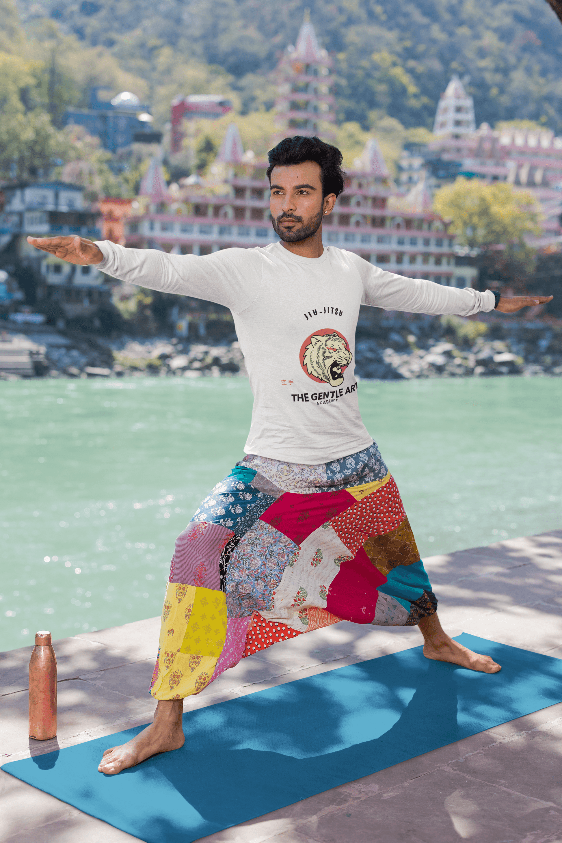 Jiu-Jitsu Male Round Neck Full Sleeve T-shirt - Lyssian