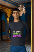 Dance Moves Men's Round Neck Full Sleeve T-shirt - Lyssian