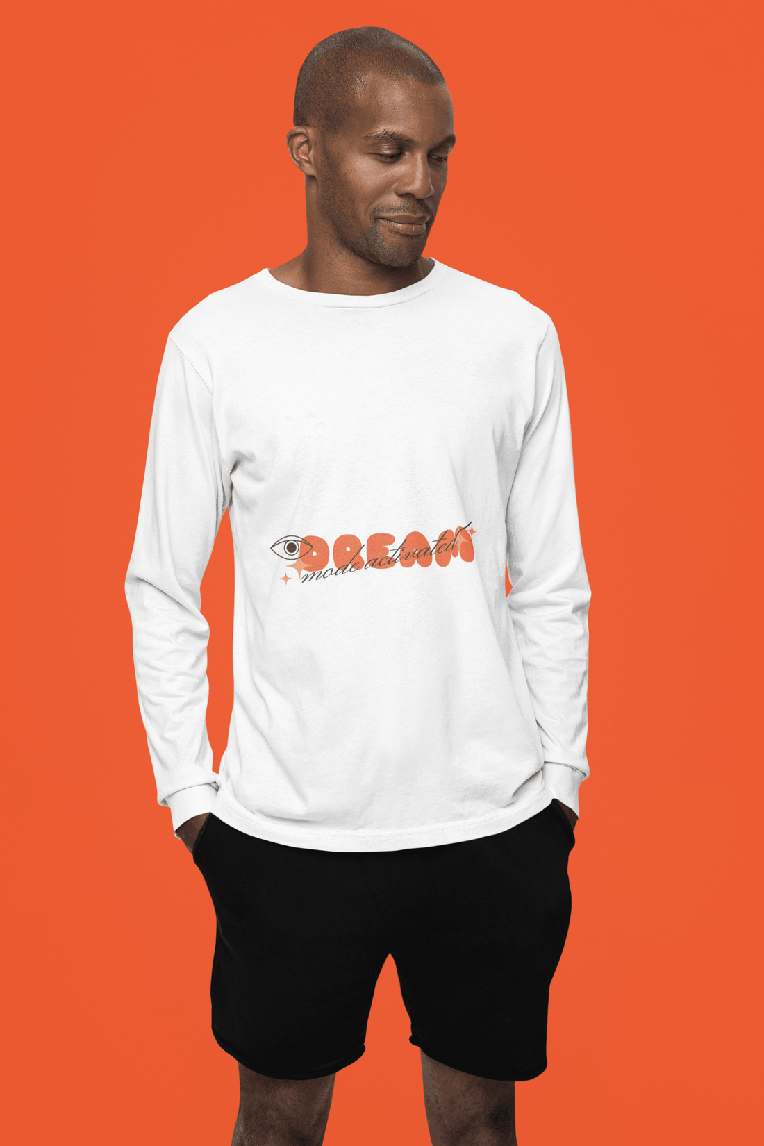 Dream Male Round Neck Full Sleeve T-shirt - Lyssian