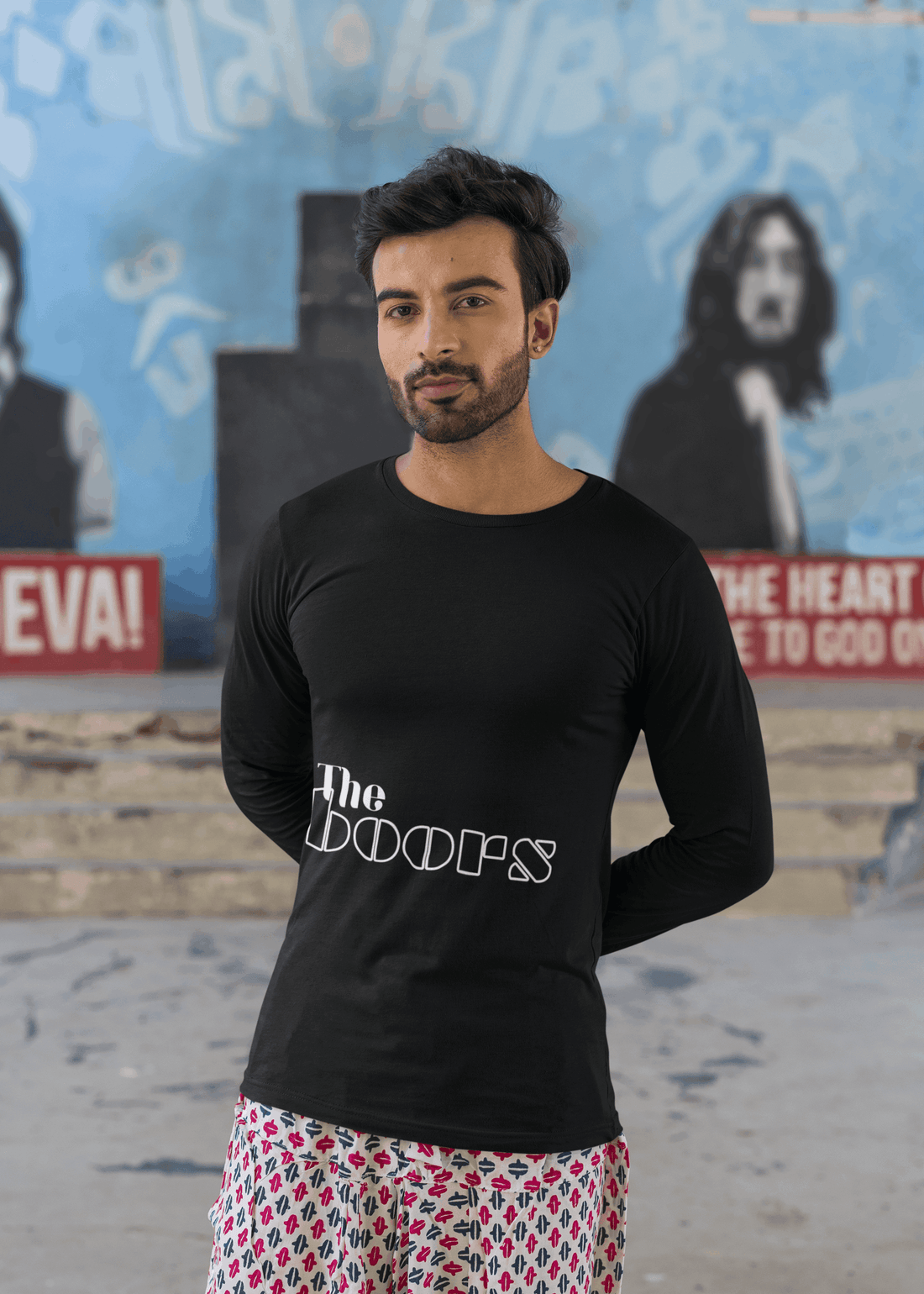 The Boors Men's Round Neck Full Sleeve T-shirt - Lyssian