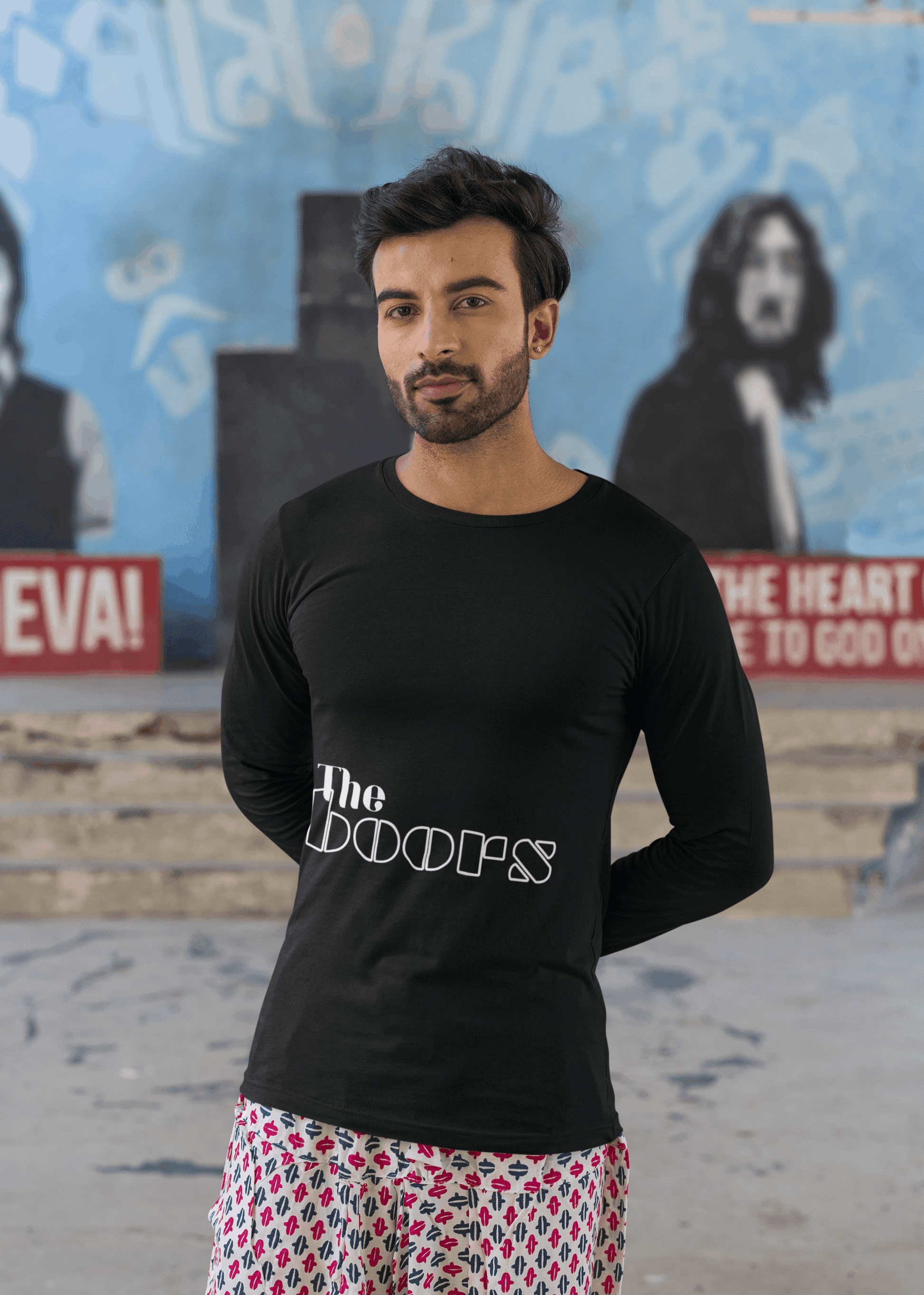The Boors Men's Round Neck Full Sleeve T-shirt - Lyssian
