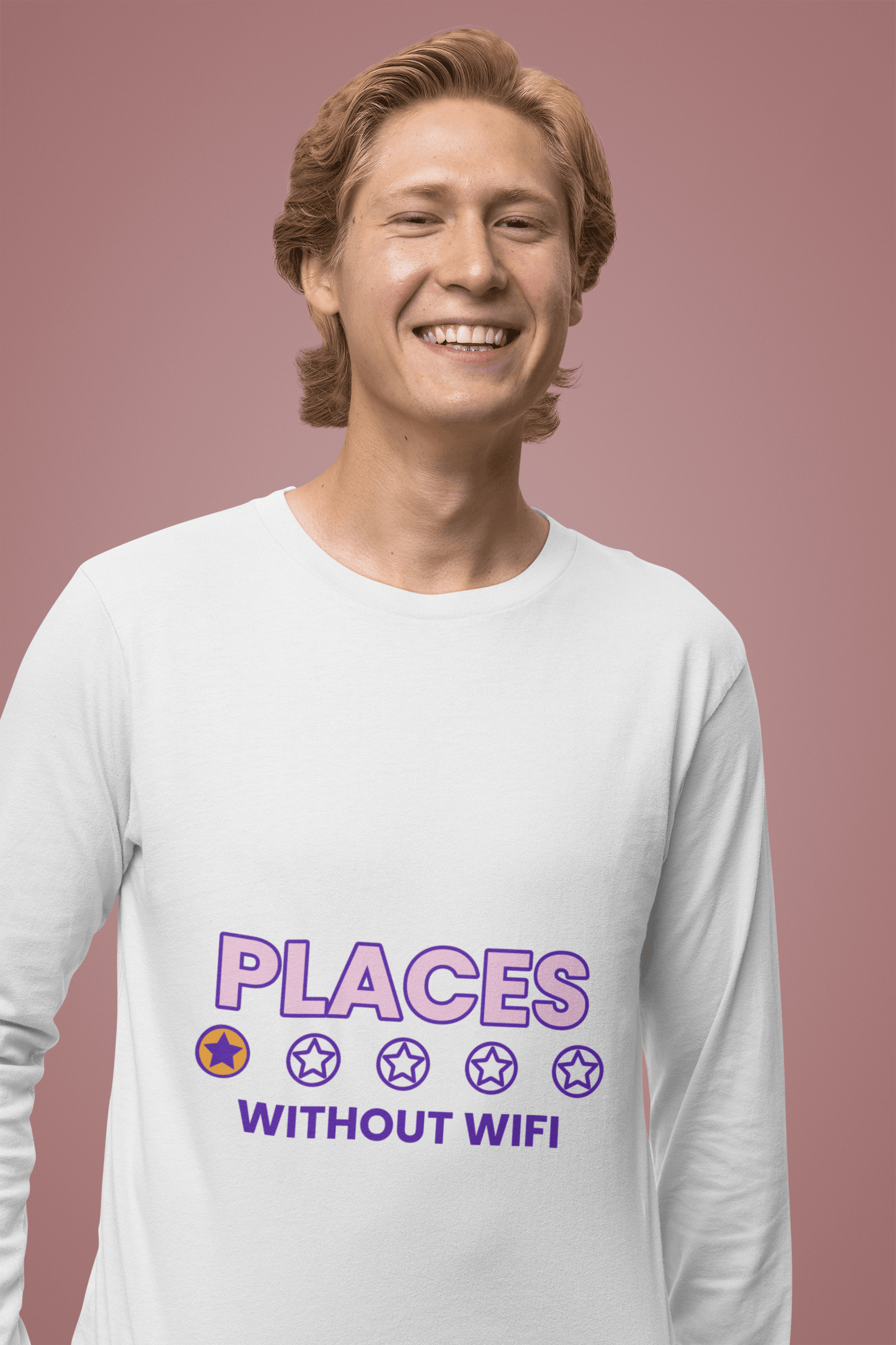 Connectivity Issue Male Round Neck Full Sleeve T-shirt - Lyssian