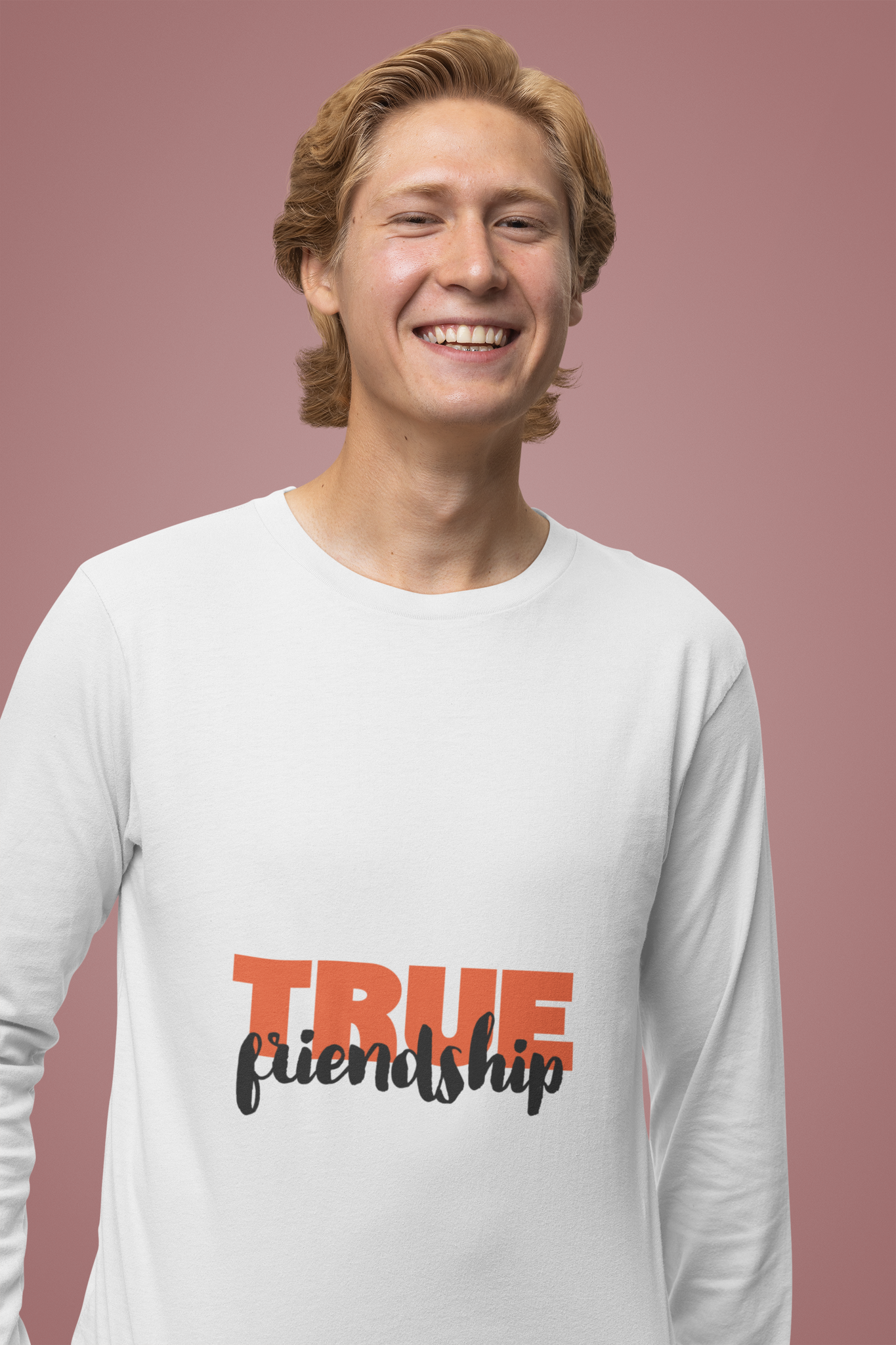 Friendship Male Round Neck Full Sleeve T-shirt