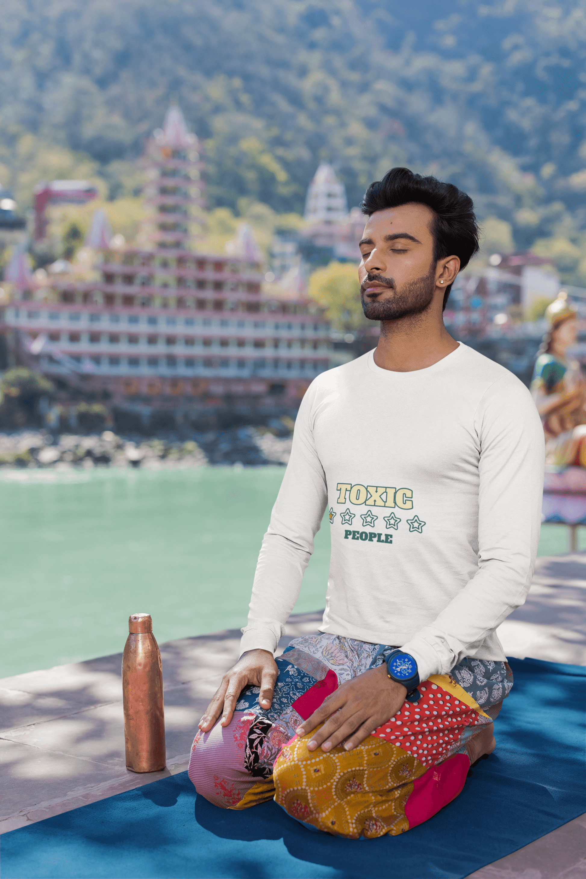 Toxic Male Round Neck Full Sleeve T-shirt - Lyssian