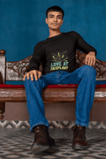 Faceplant Male Round Neck Full Sleeve T-shirt - Lyssian