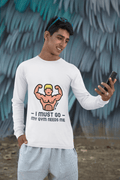 GYM Motivation Men's Round Neck Full Sleeve T-shirt - Lyssian