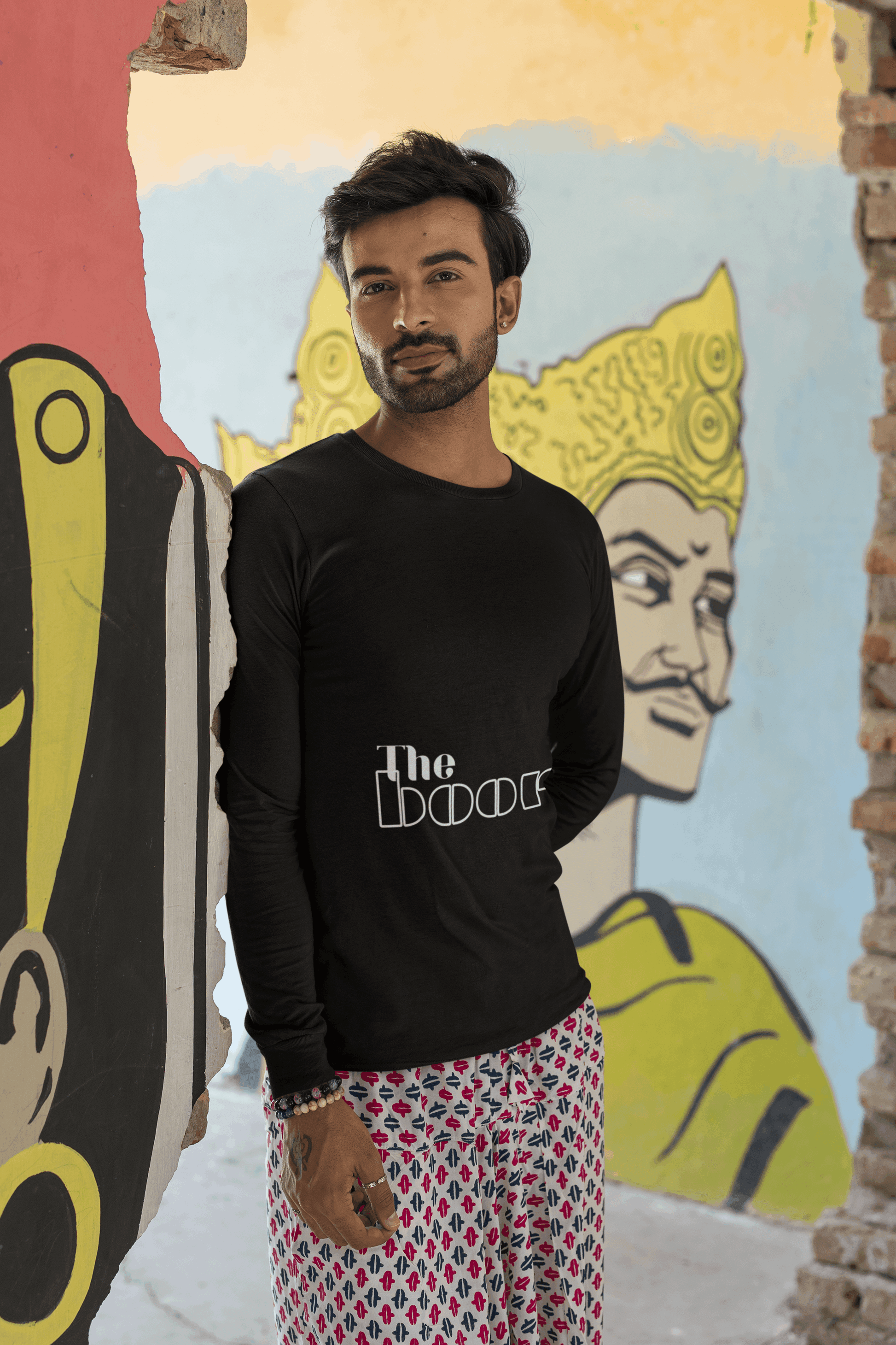 The Boors Men's Round Neck Full Sleeve T-shirt - Lyssian
