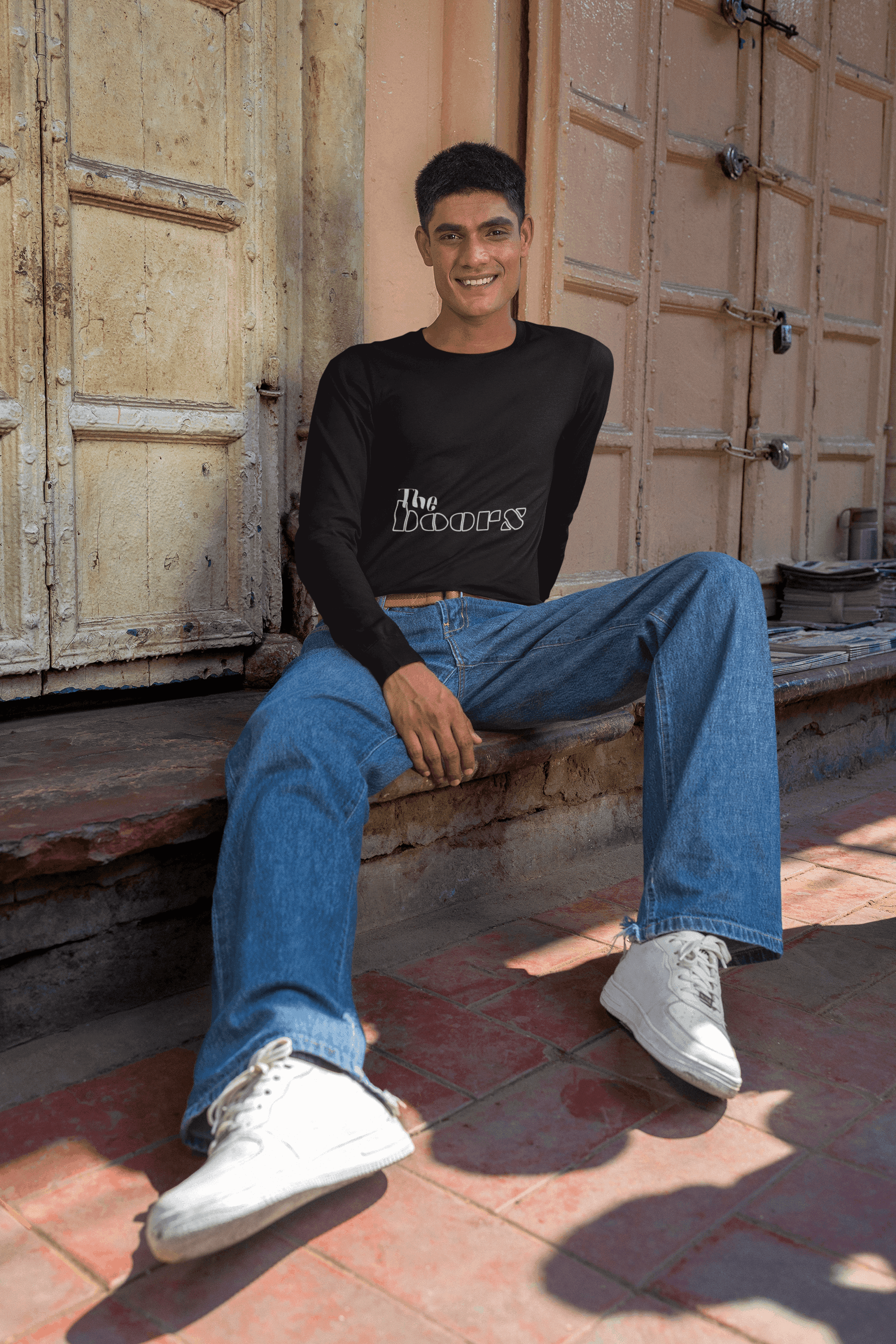 The Boors Men's Round Neck Full Sleeve T-shirt - Lyssian